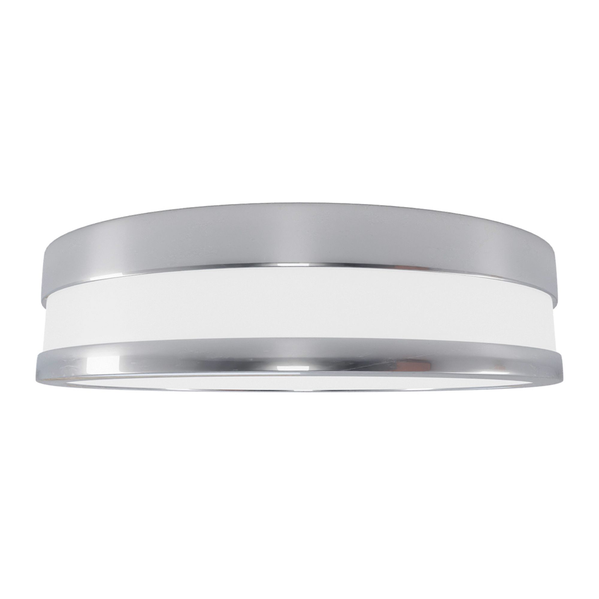 Plafonnier LED PALERMO argenté Ø22,5cm