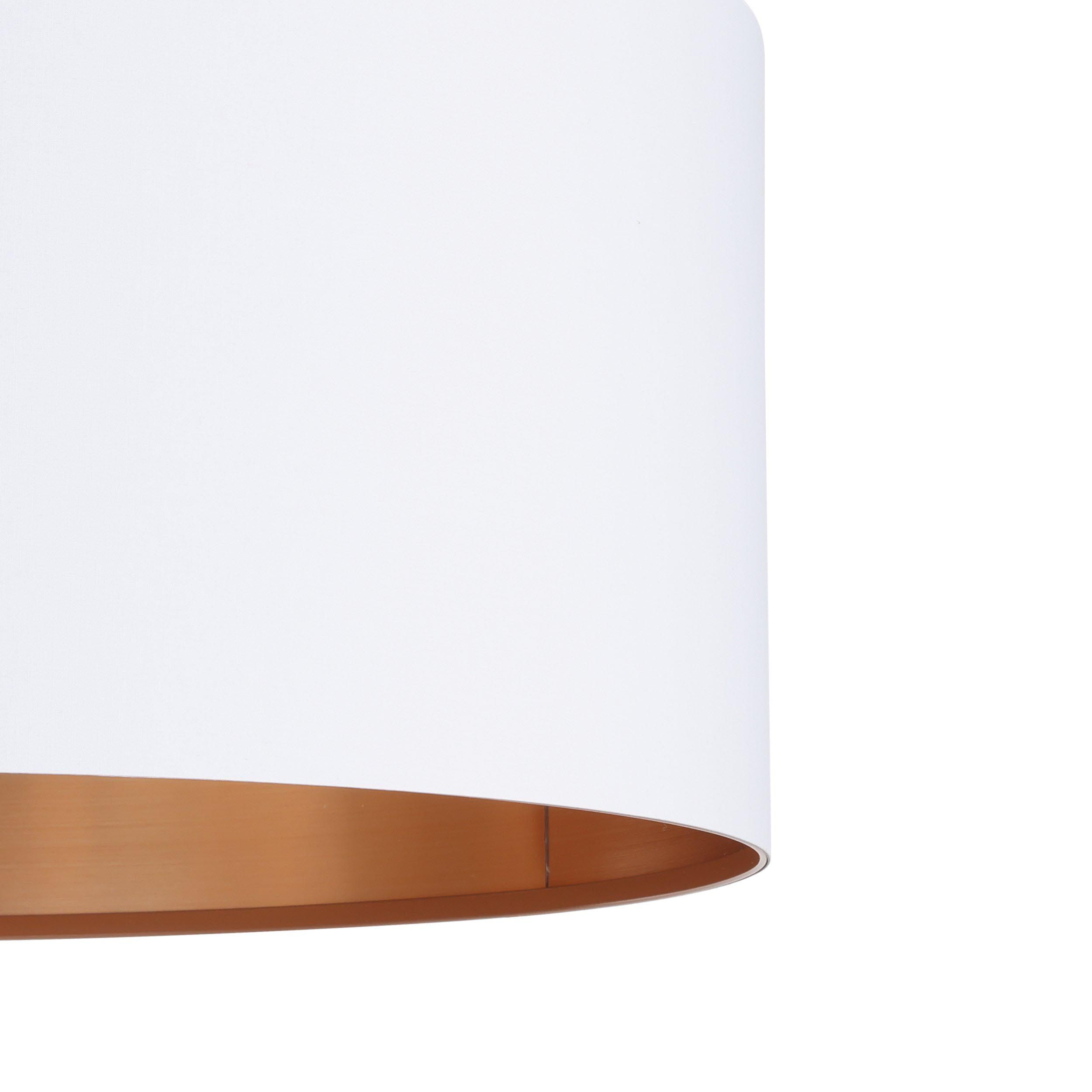 Suspension PASTERI blanc/cuivre Ø53cm