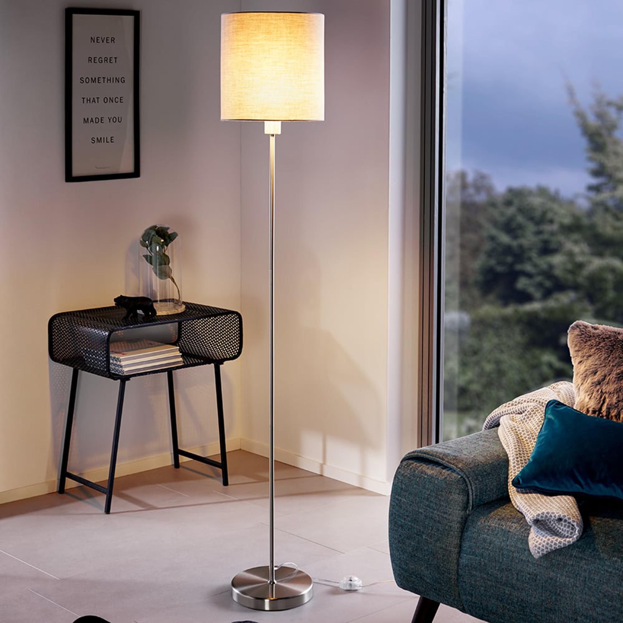 Lampadaire PASTERI taupe H158cm