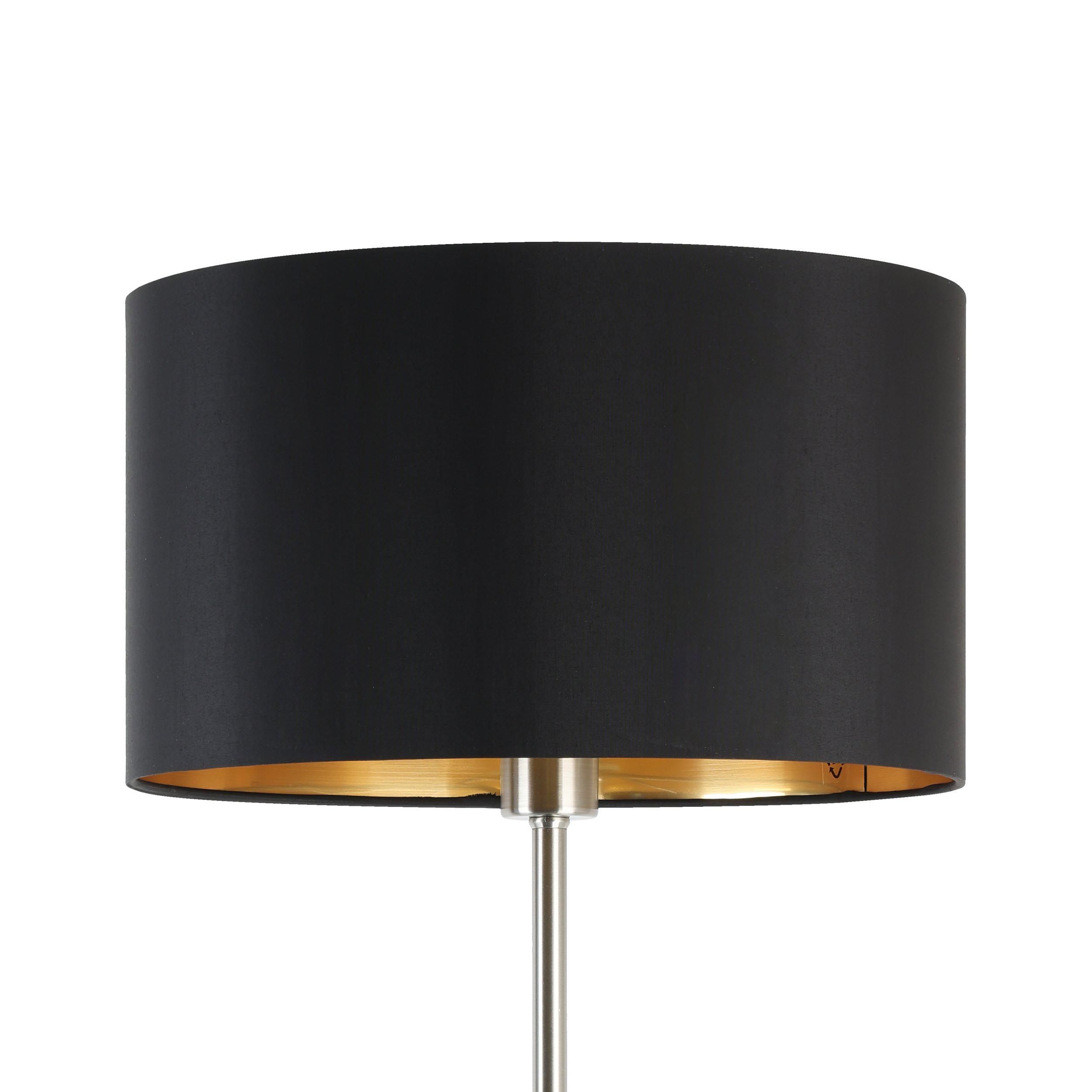 Lampadaire PASTERI gris/noir/doré H151cm