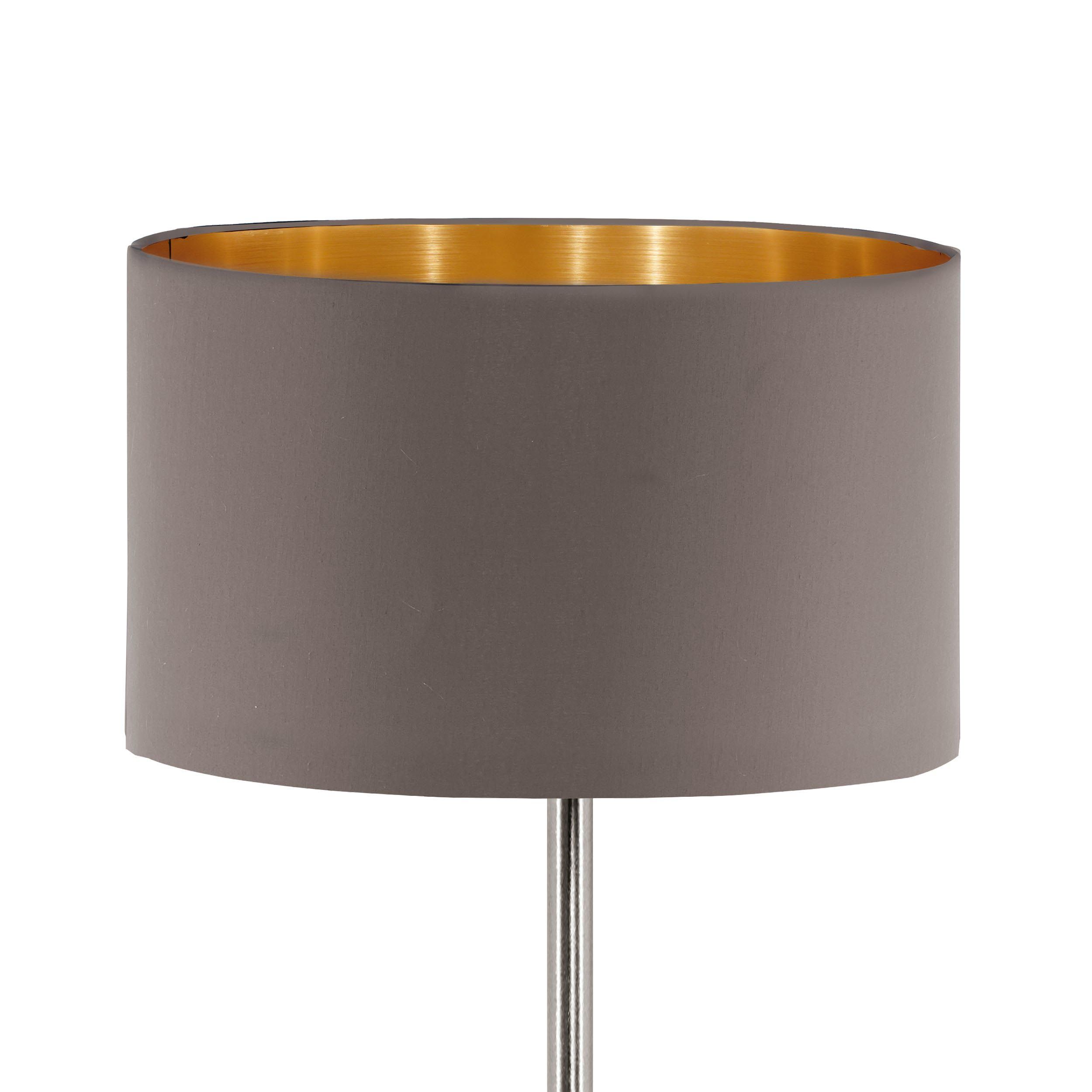 Lampadaire PASTERI gris/taupe/doré H151cm