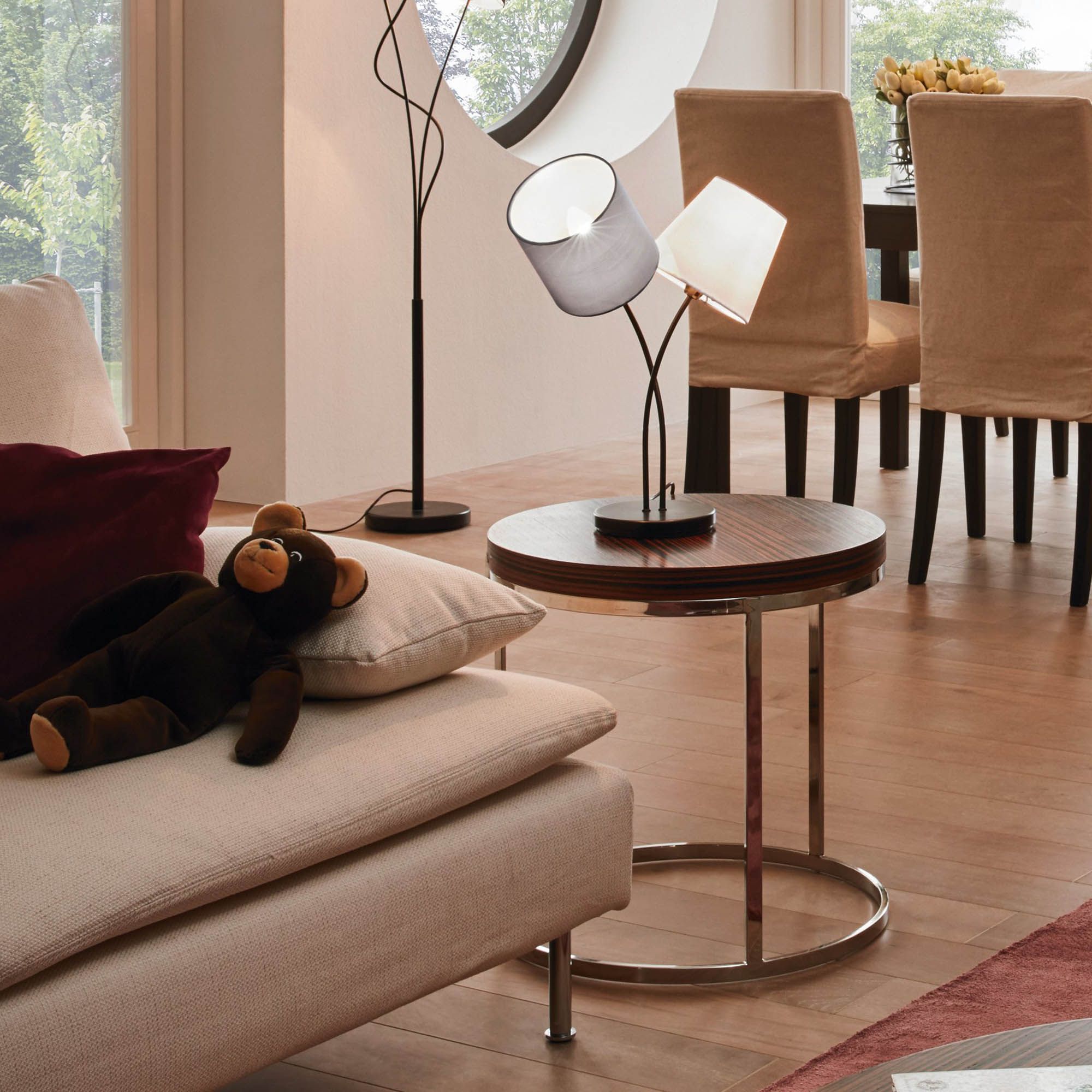 Lampe à poser ALMEIDA gris H47,5cm