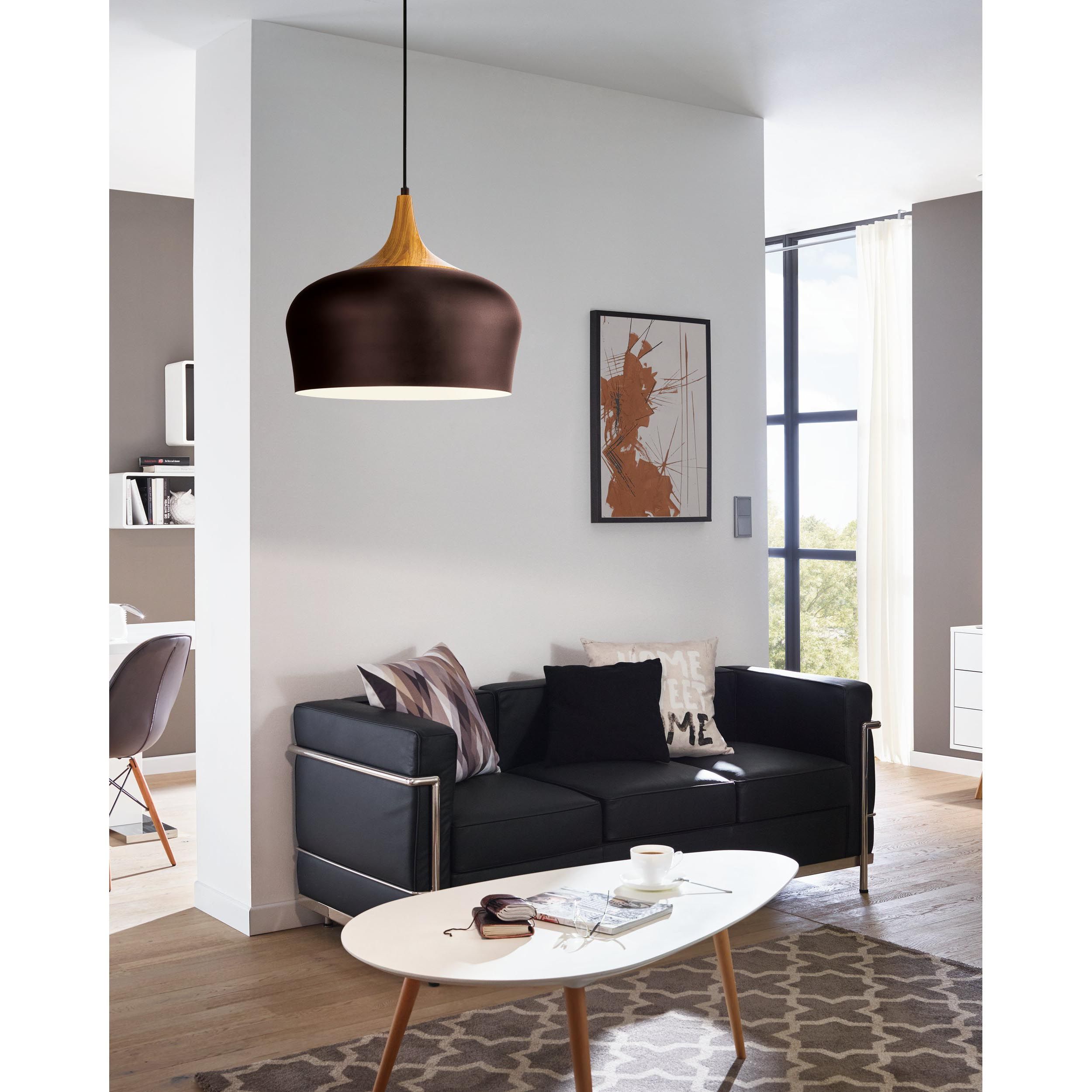 Suspension OBREGON marron Ø35cm