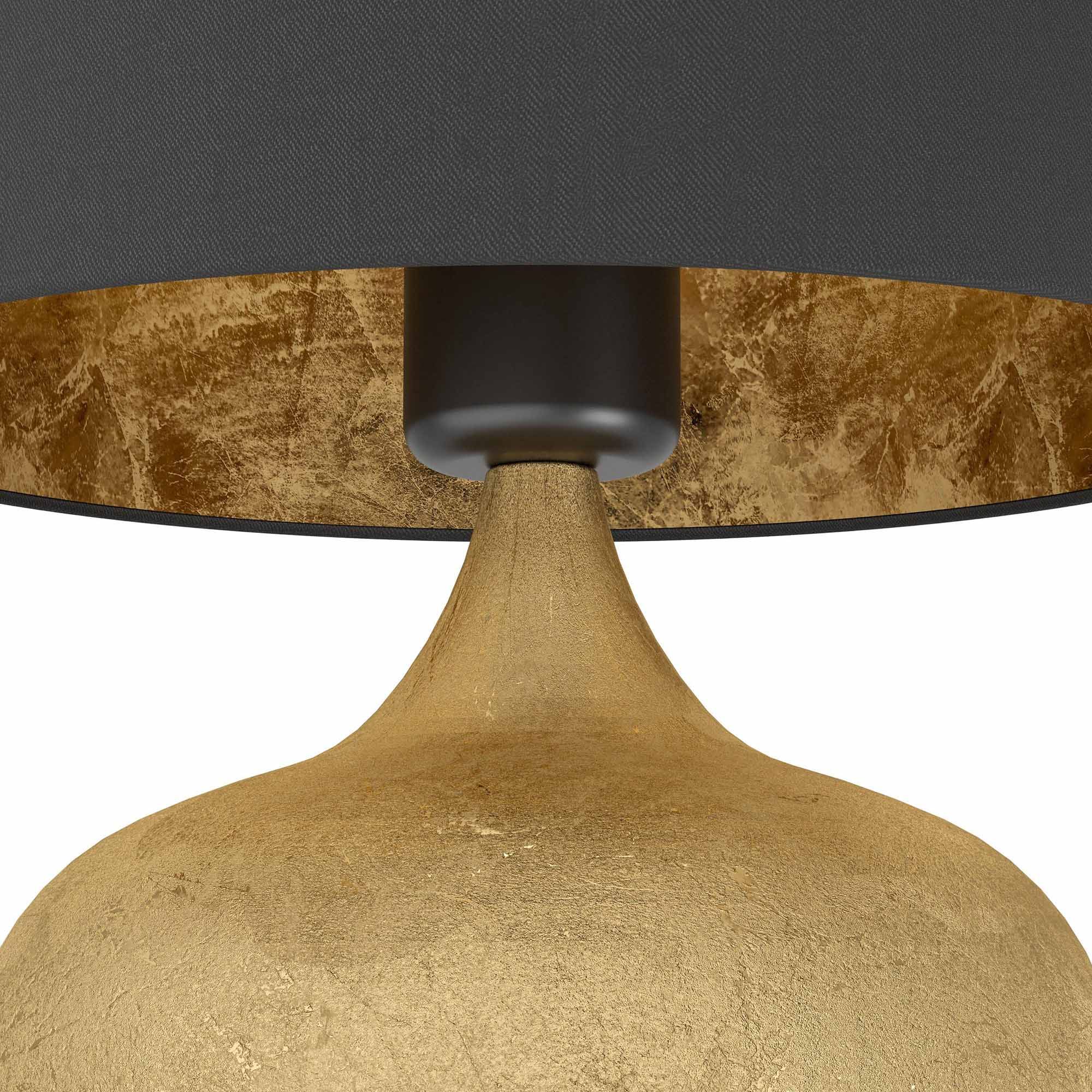 Lampe de table métal doré MANALBA E27 1X60W