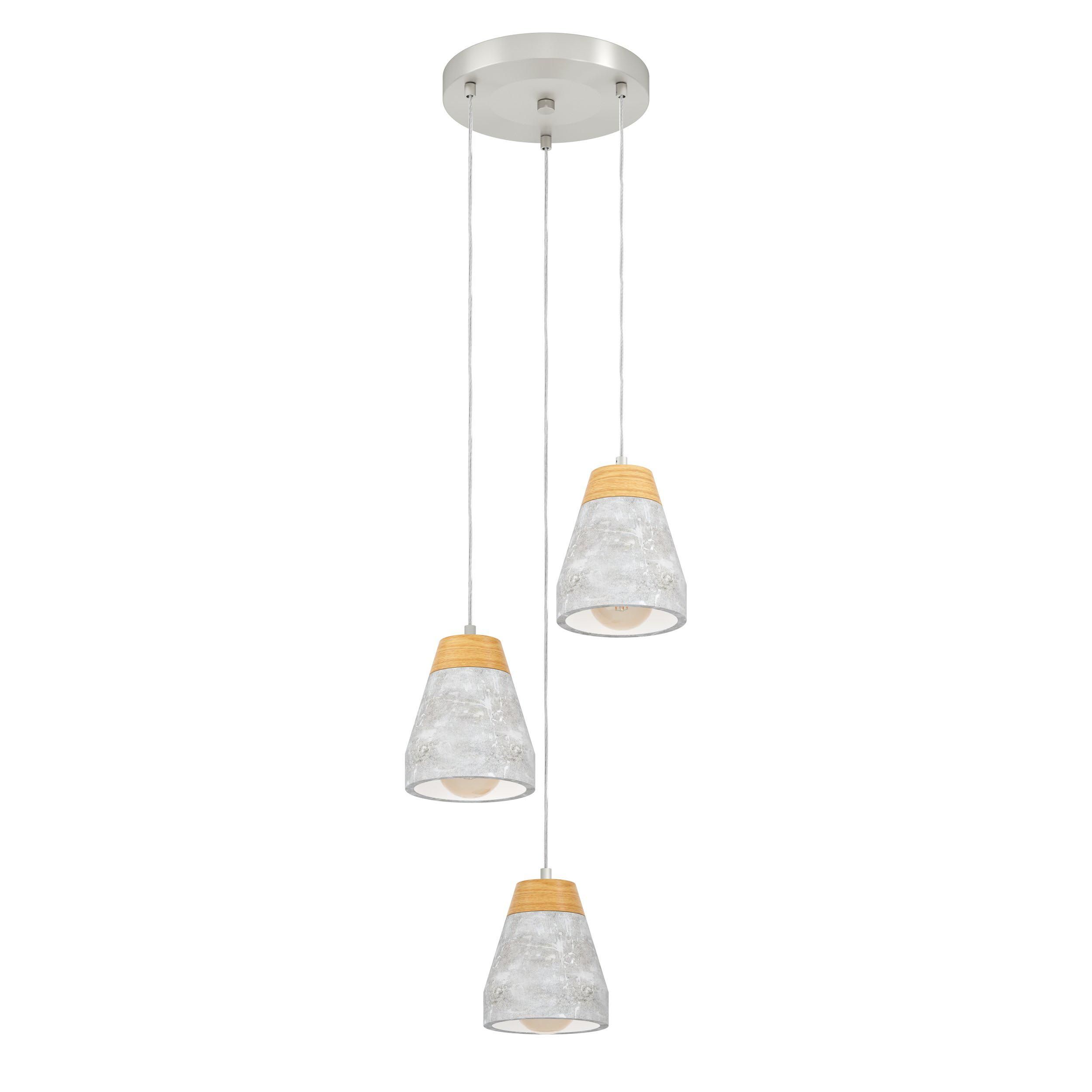 Suspension SILVARES gris Ø25cm