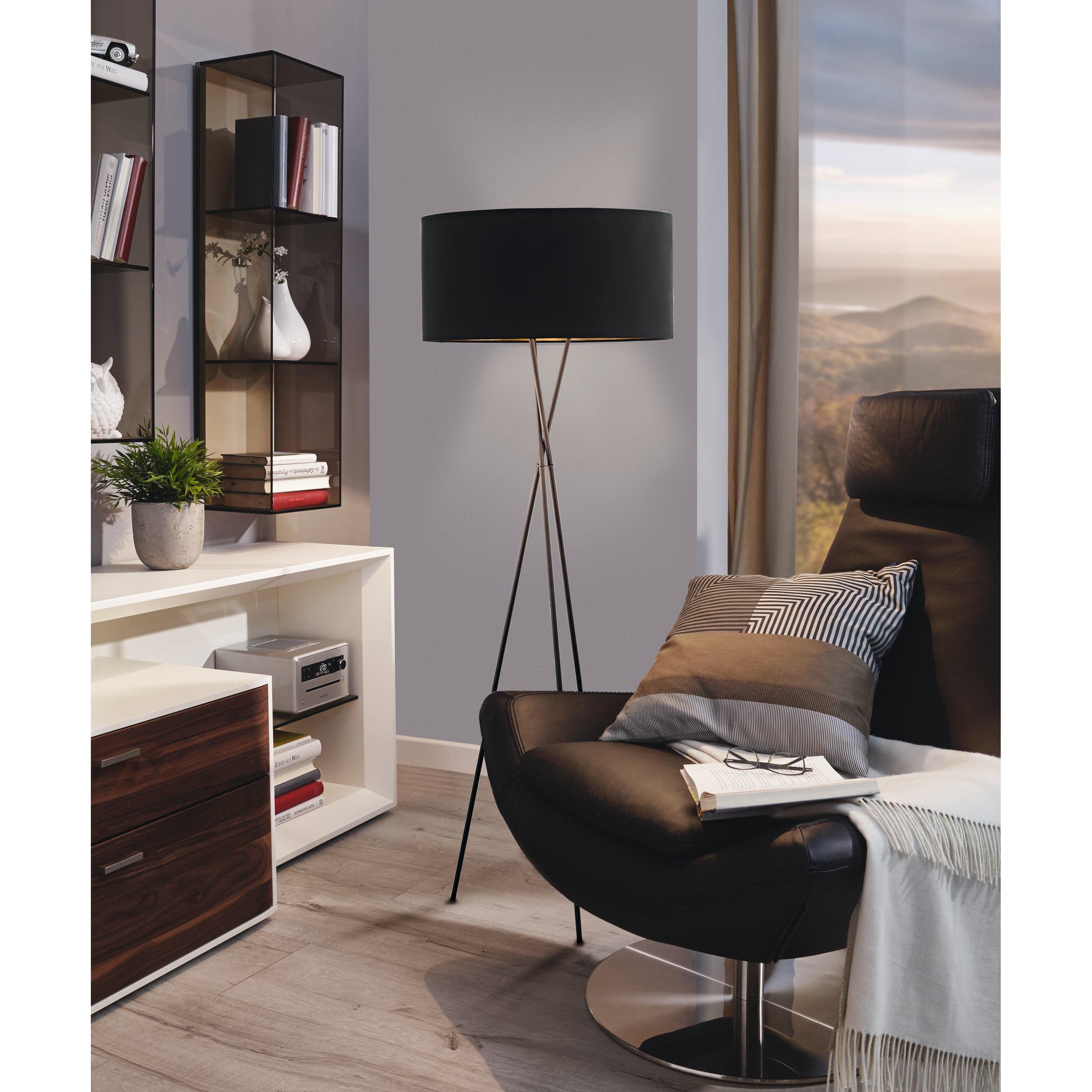 Lampadaire FONDACHELLI noir Ø51cm
