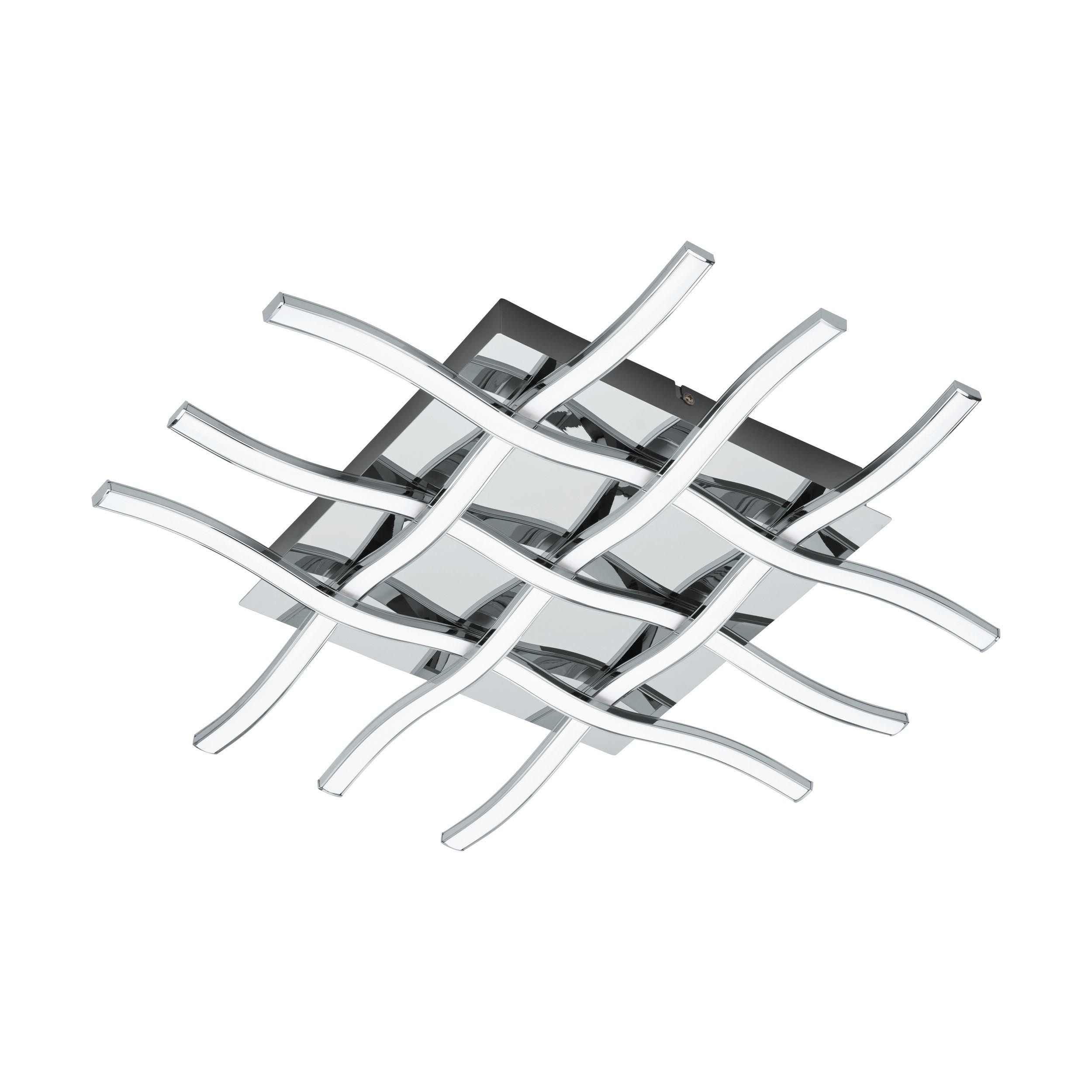 Plafonnier LED LASANA 1 argenté Ø50cm
