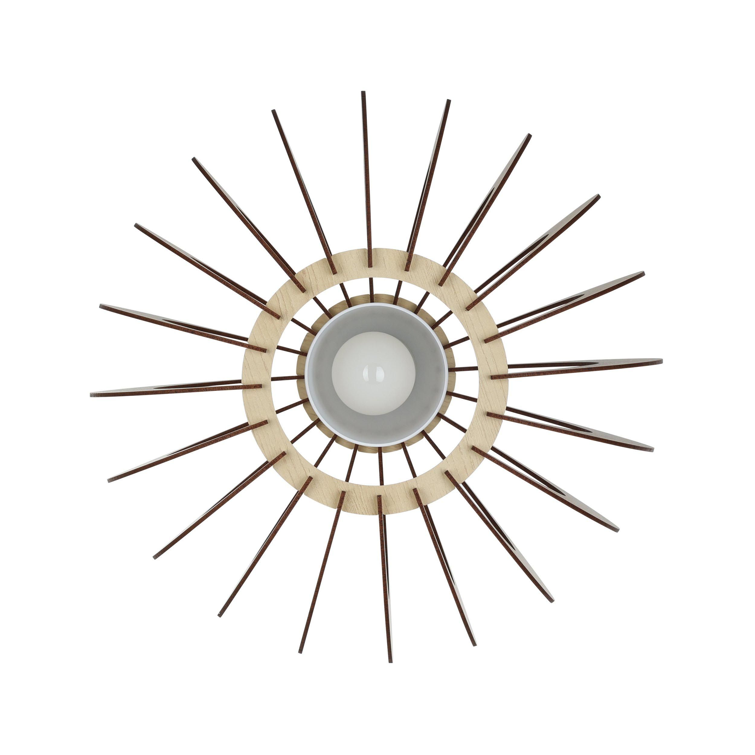 Suspension STELLATO 1 bois/naturel Ø40cm