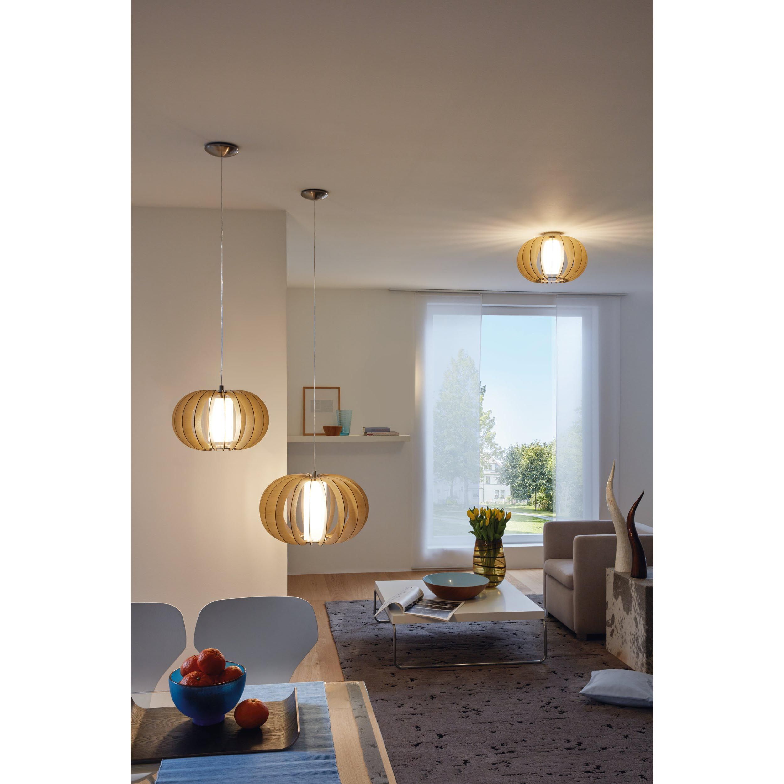 Suspension STELLATO 1 bois/naturel Ø40cm