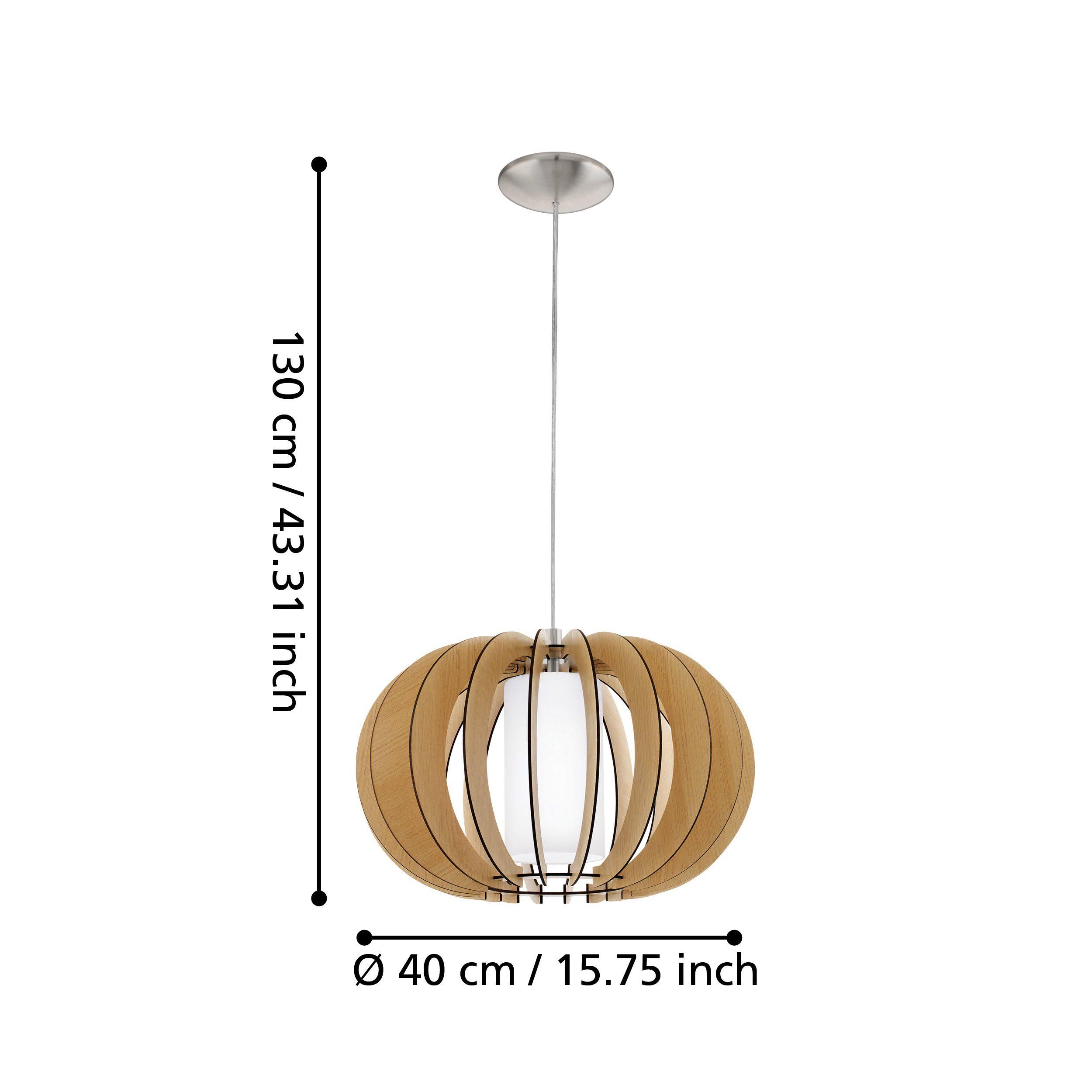 Suspension STELLATO 1 bois/naturel Ø40cm