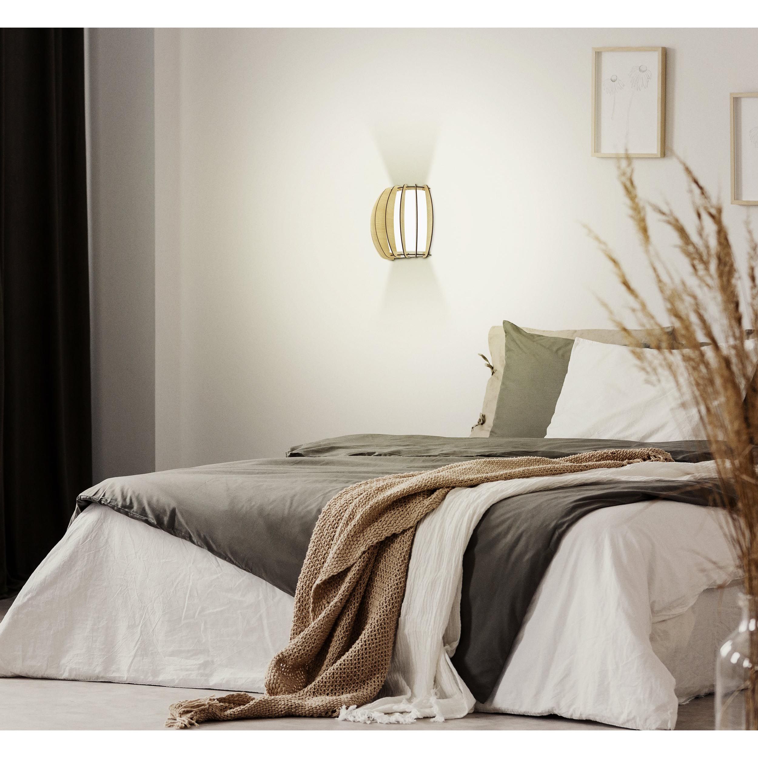 Applique STELLATO bois/naturel H25cm