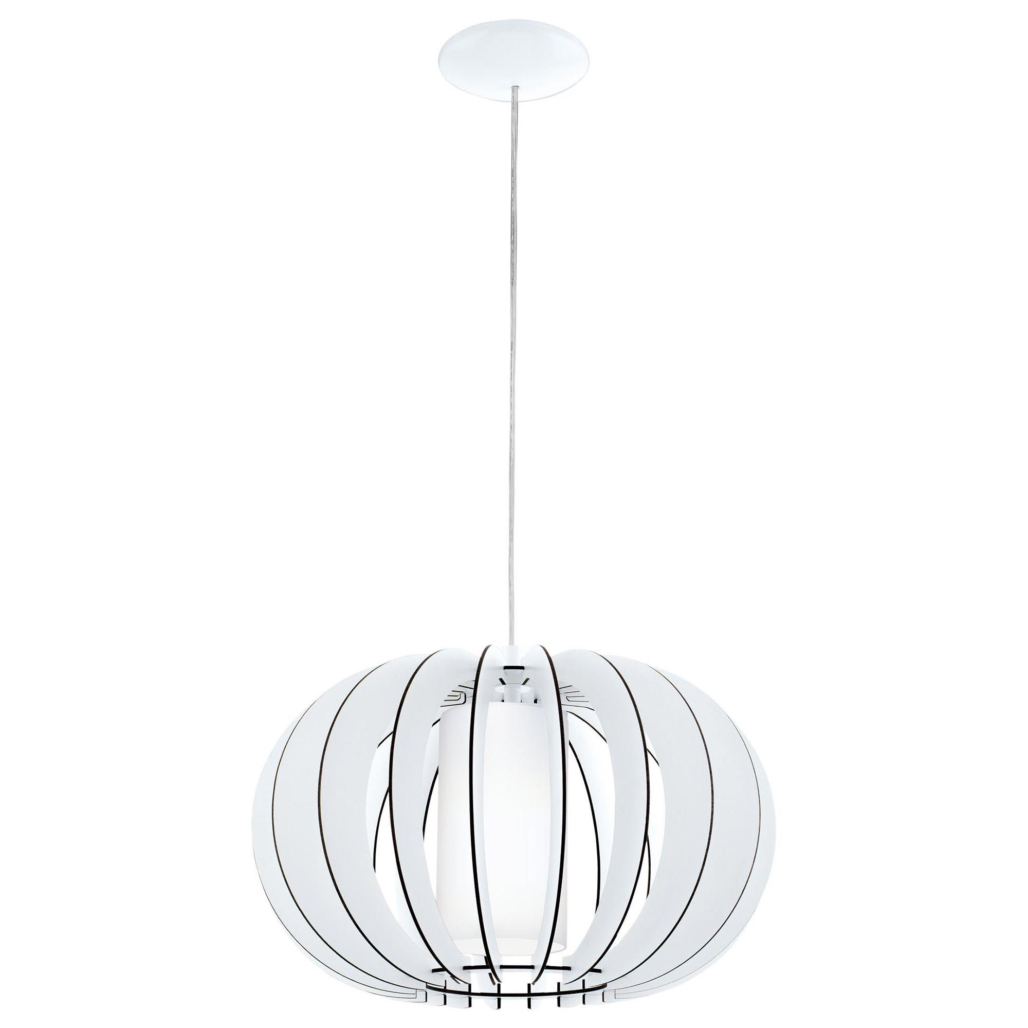 Suspension STELLATO bois/blanc Ø40cm
