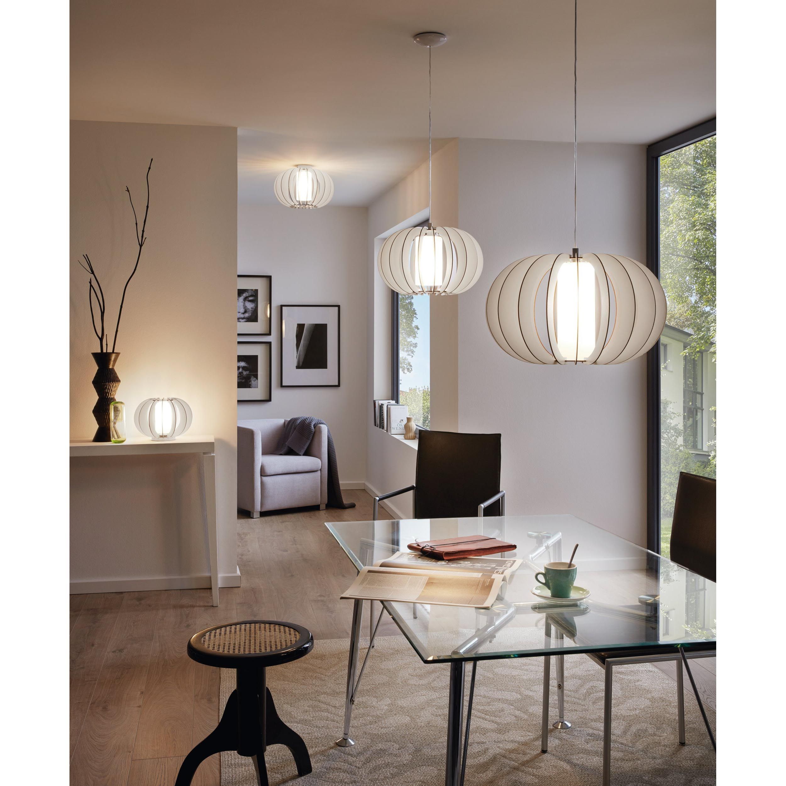 Suspension STELLATO bois/blanc Ø40cm