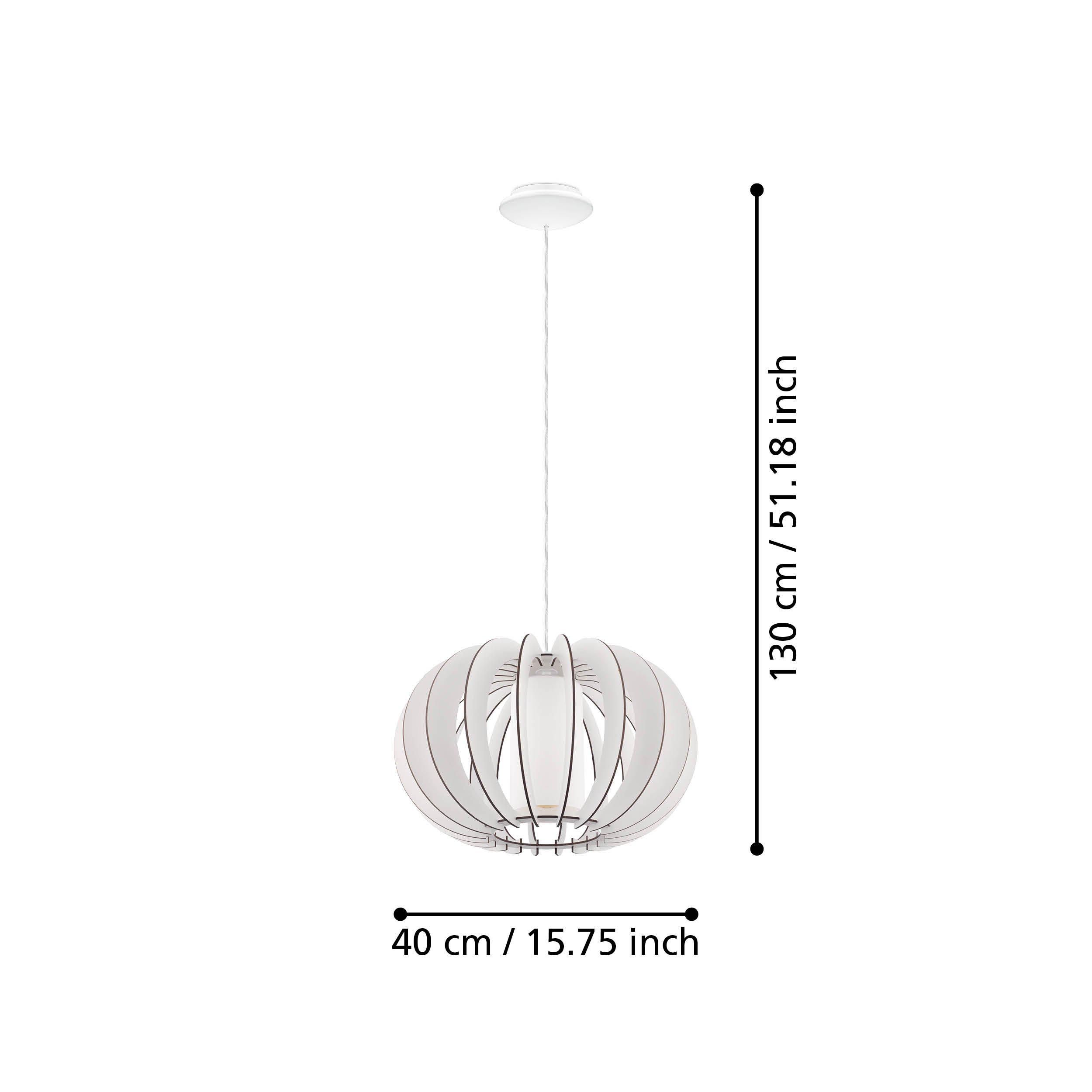 Suspension STELLATO bois/blanc Ø40cm