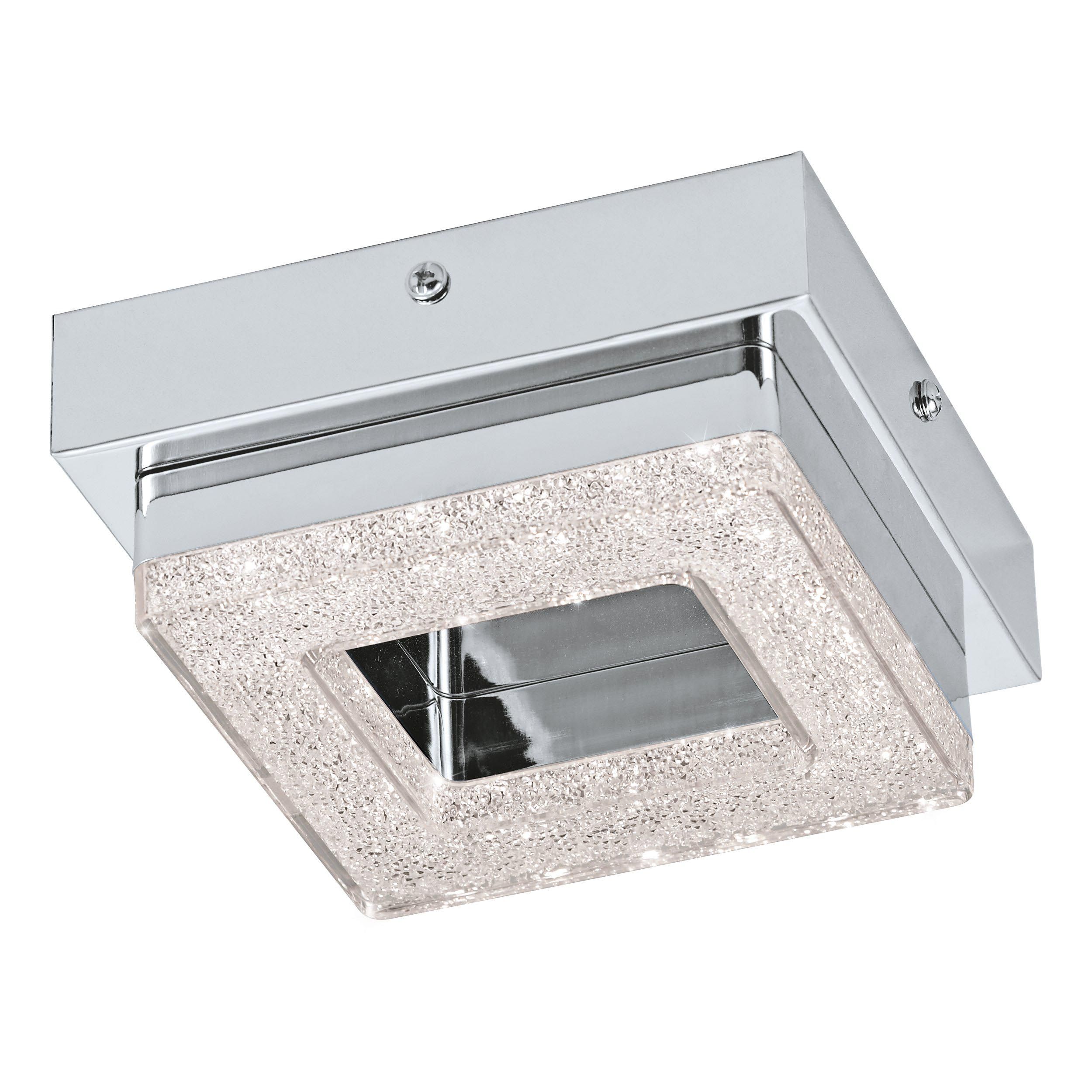 Plafonnier LED FRADELO argenté L14cm