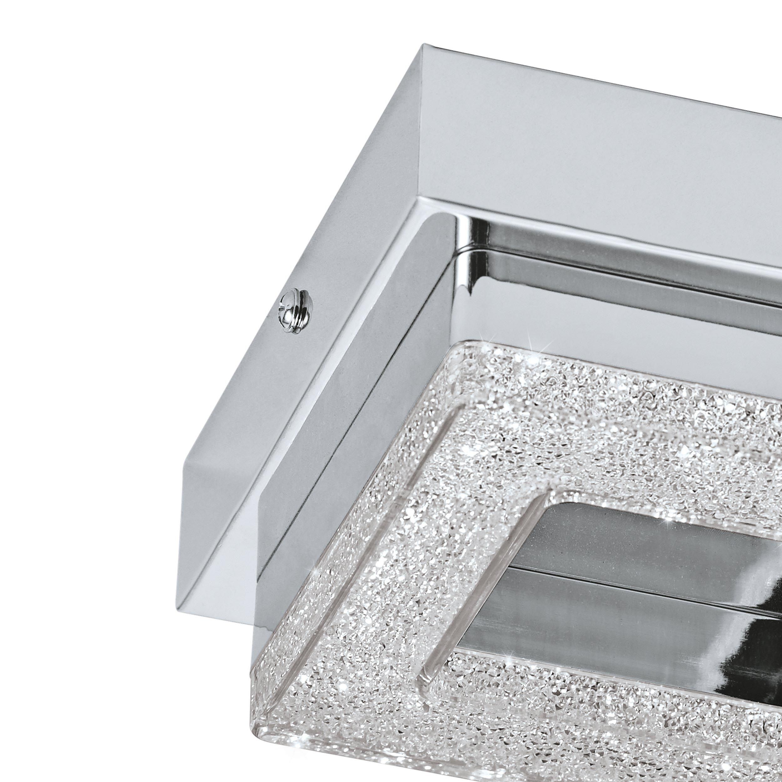 Plafonnier LED FRADELO argenté L14cm
