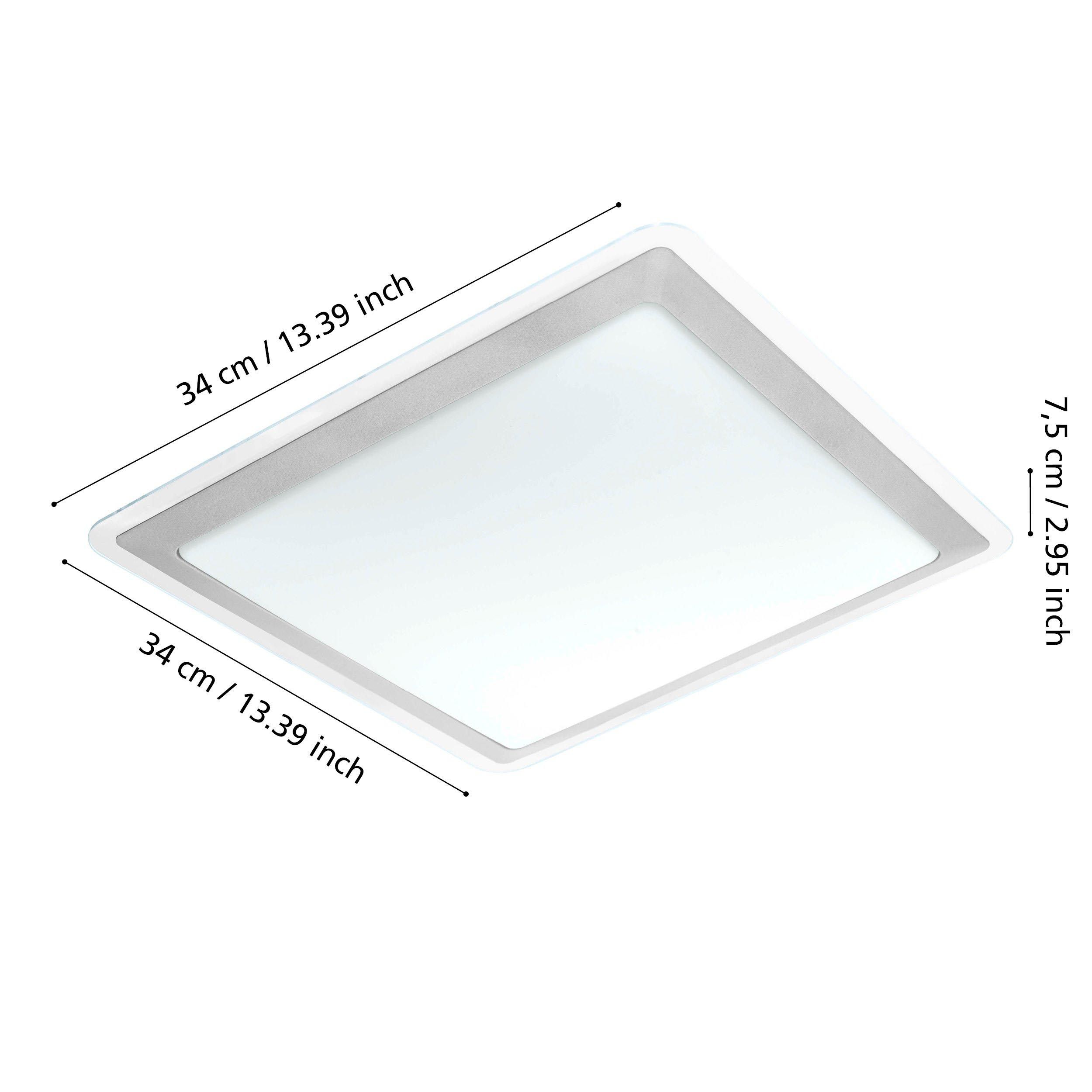 Plafonnier LED COMPETA 1 blanc Ø28cm