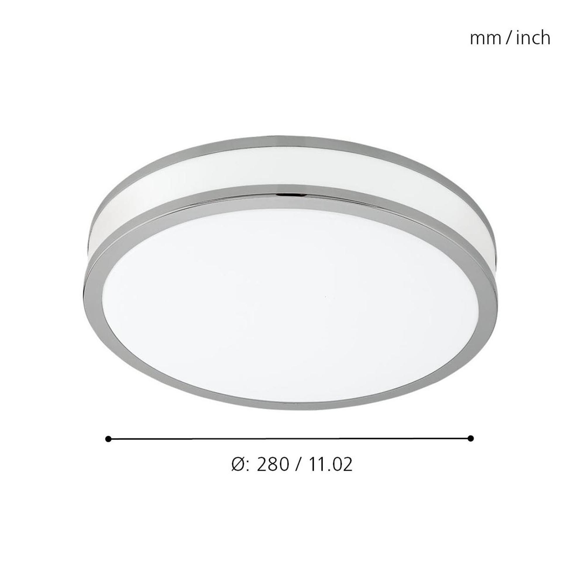 Plafonnier LED PALERMO 2 blanc Ø28cm