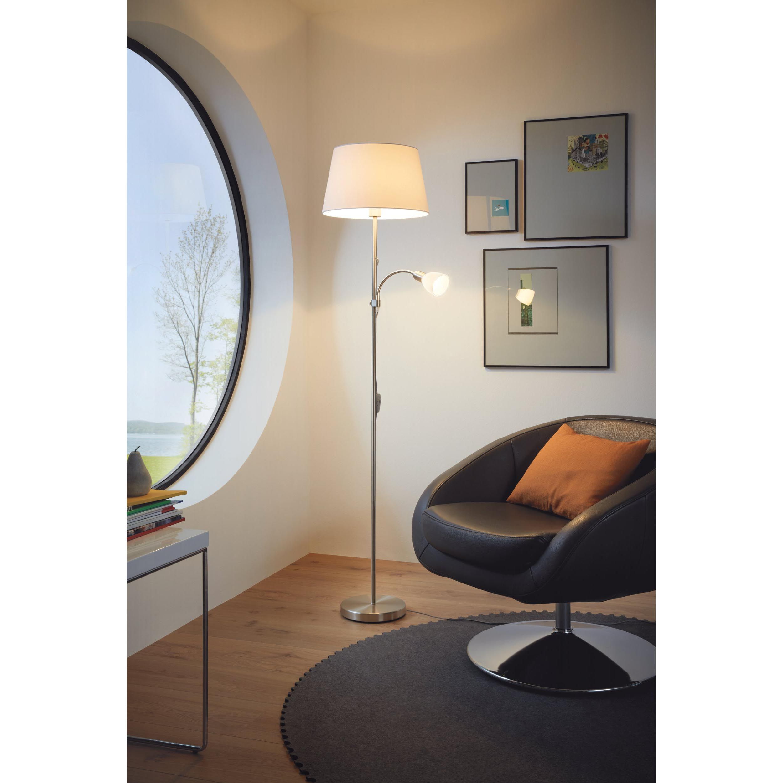 Lamapdaire CONESA nickel mat Ø38cm