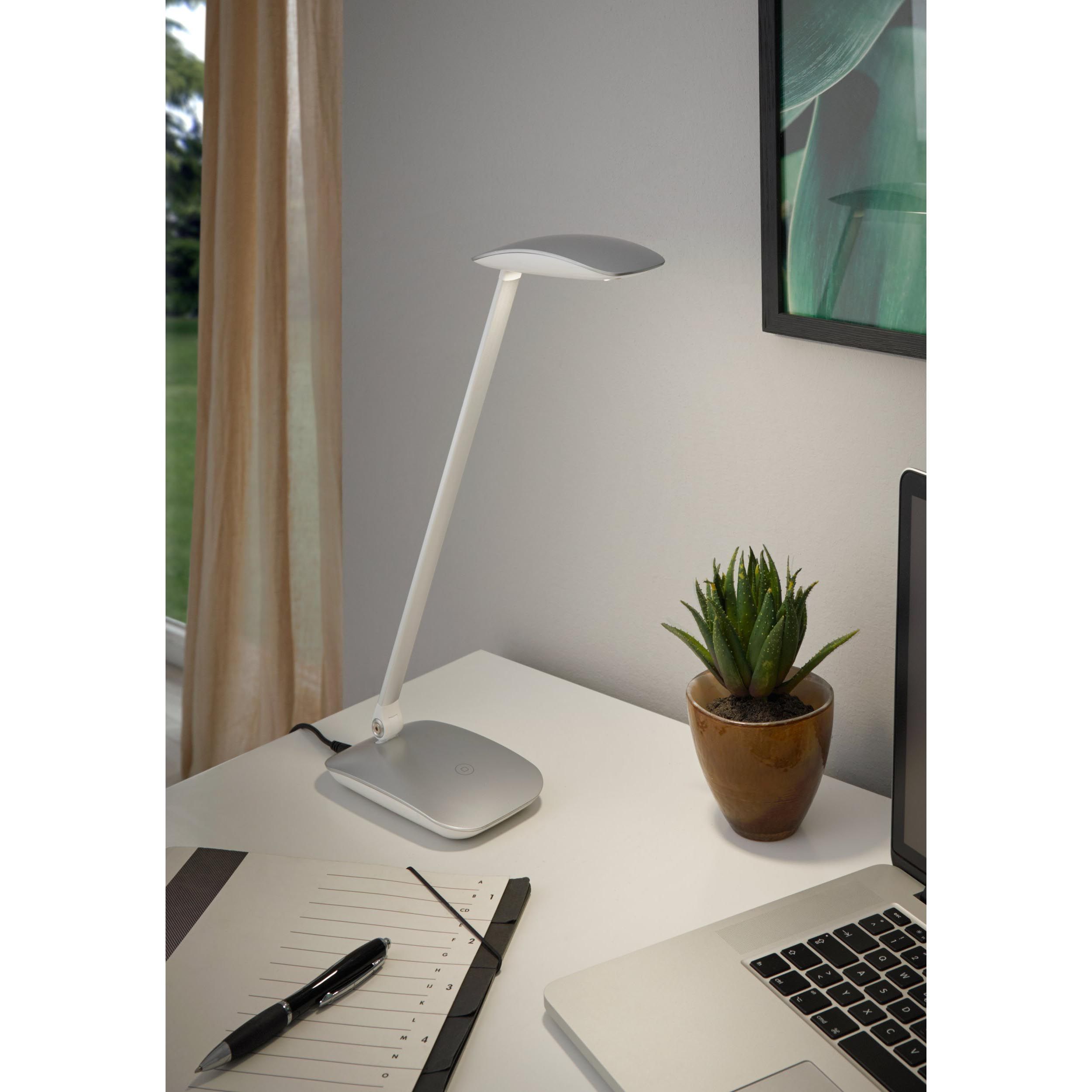 Lampe à poser LED CAJERO argenté H50cm