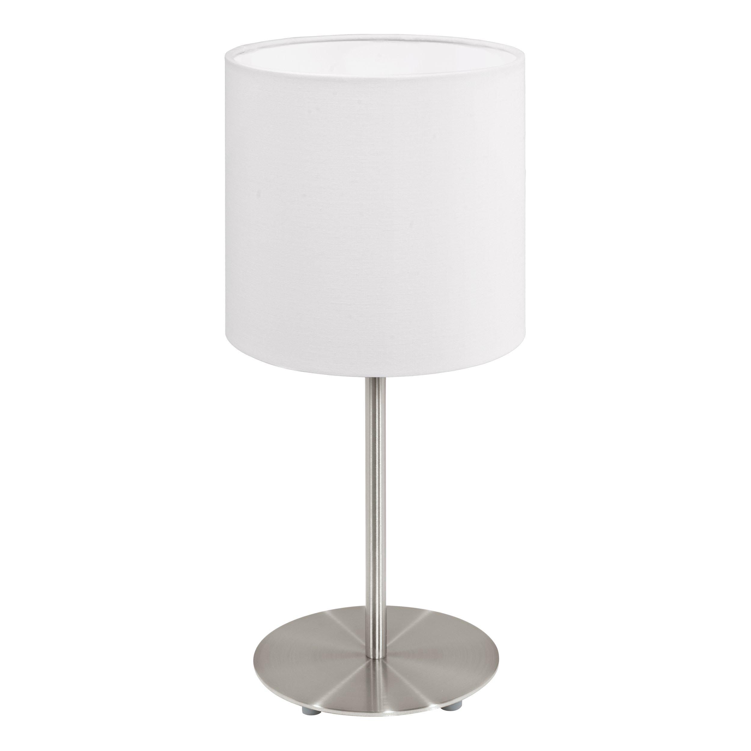 Lampe à poser PASTERI blanc H21,5cm