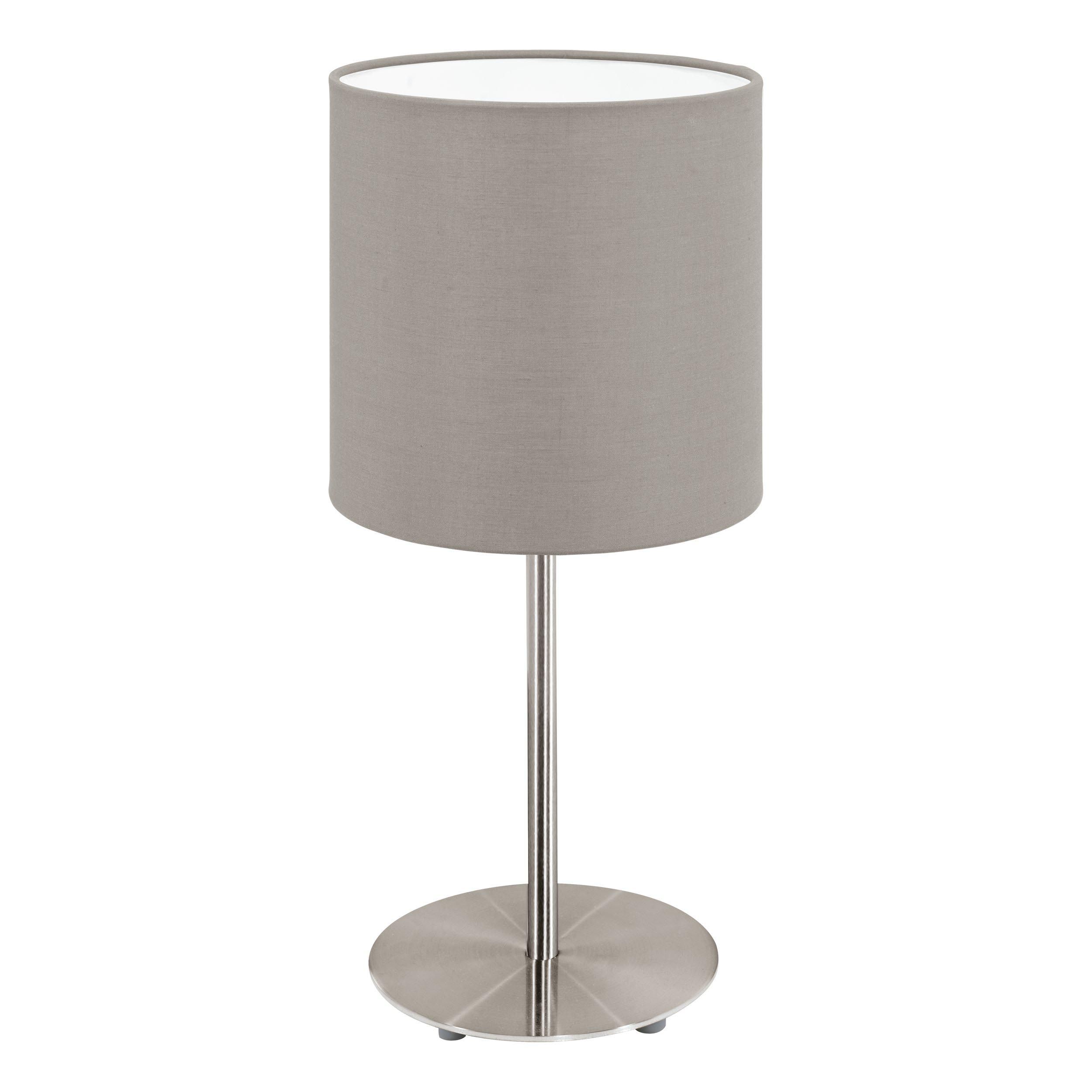 Lampe à poser PASTERI taupe H27,5cm