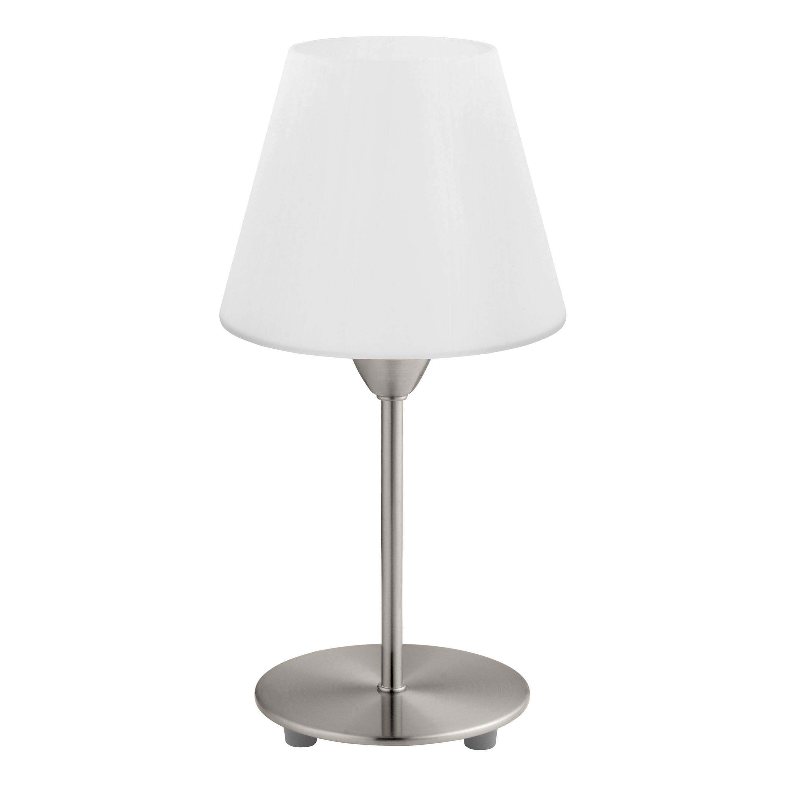 Lampe à poser DAMASCO 1 nickel mat H30cm