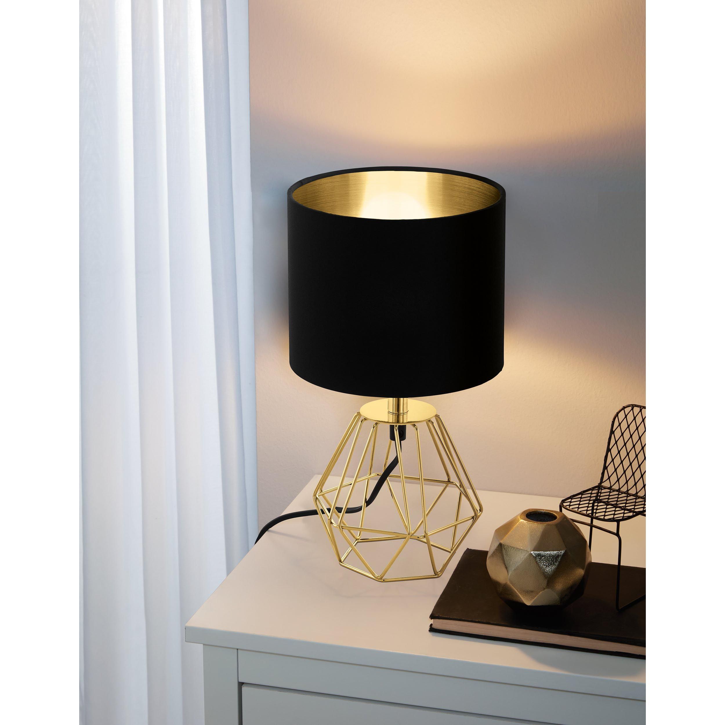 Lampe CARLTON 2 laiton H30,5cm