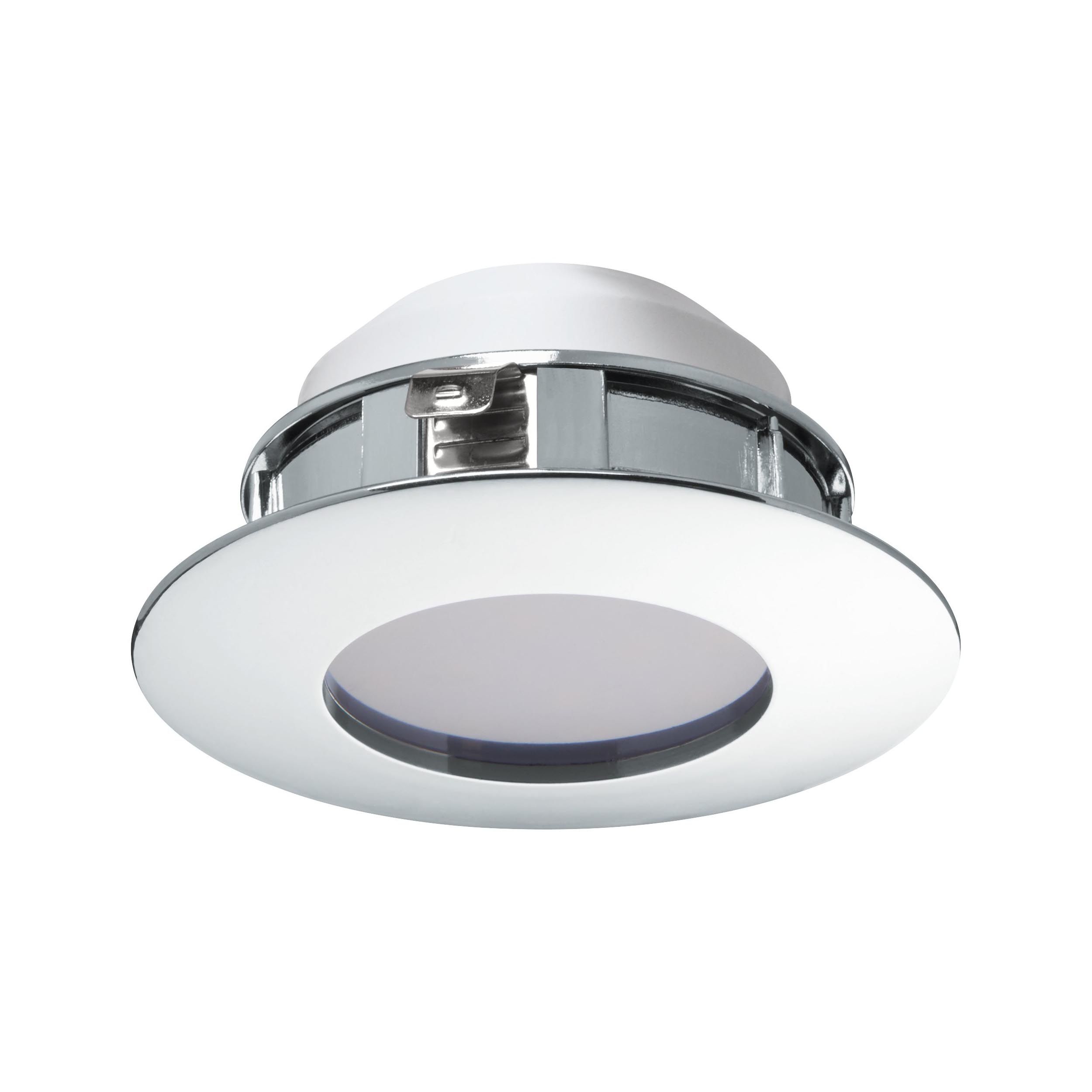 Spot LED PINEDA argenté Ø7,8cm