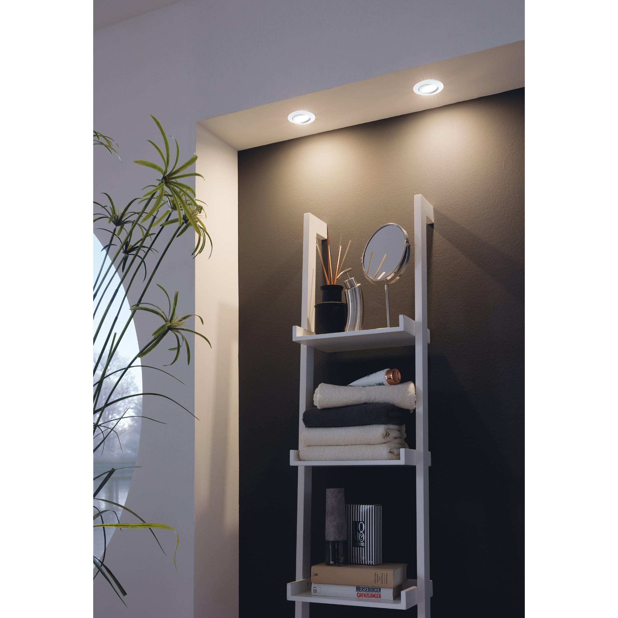 Spot LED PINEDA blanc Ø8,4cm