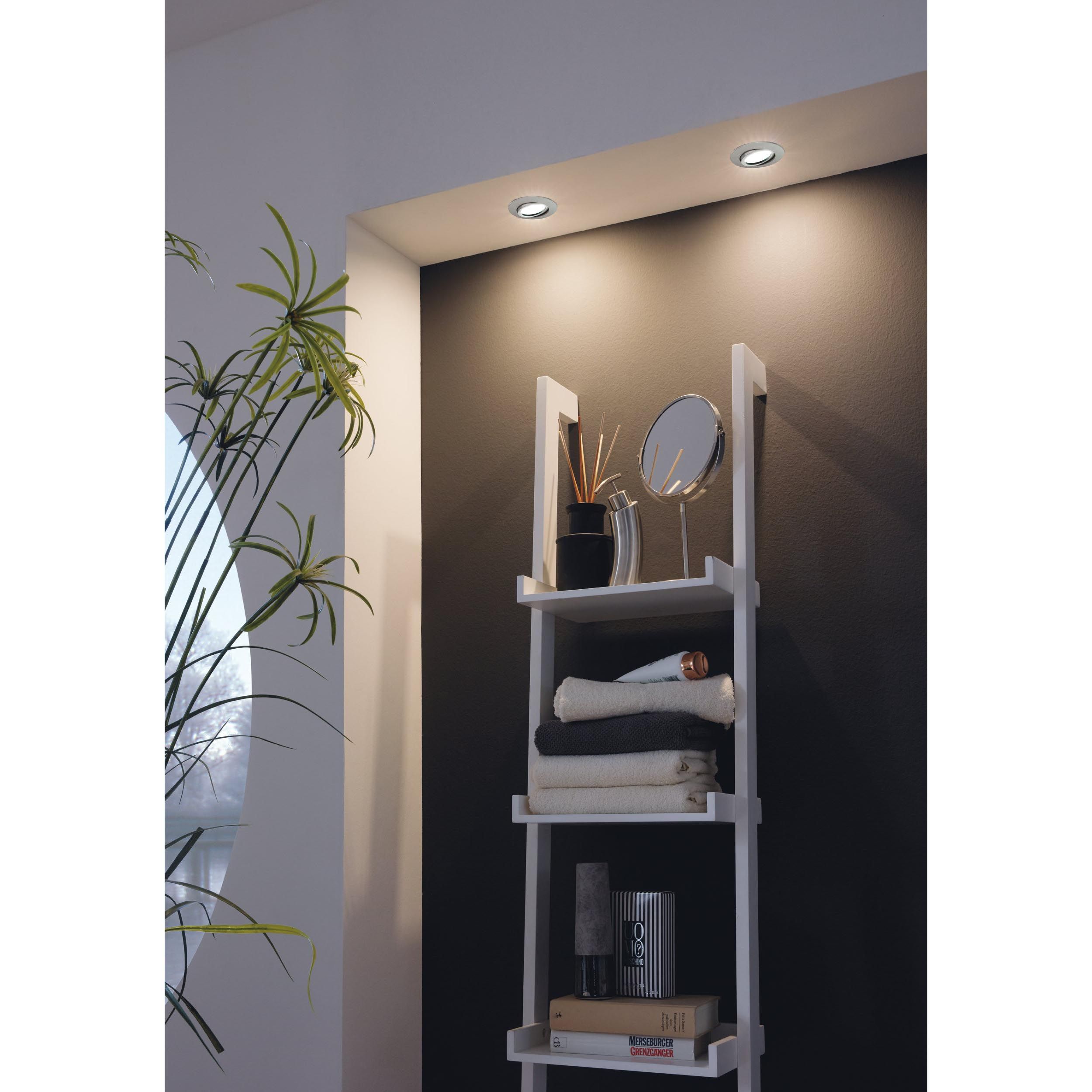Spot LED PINEDA nickel Ø8,4cm