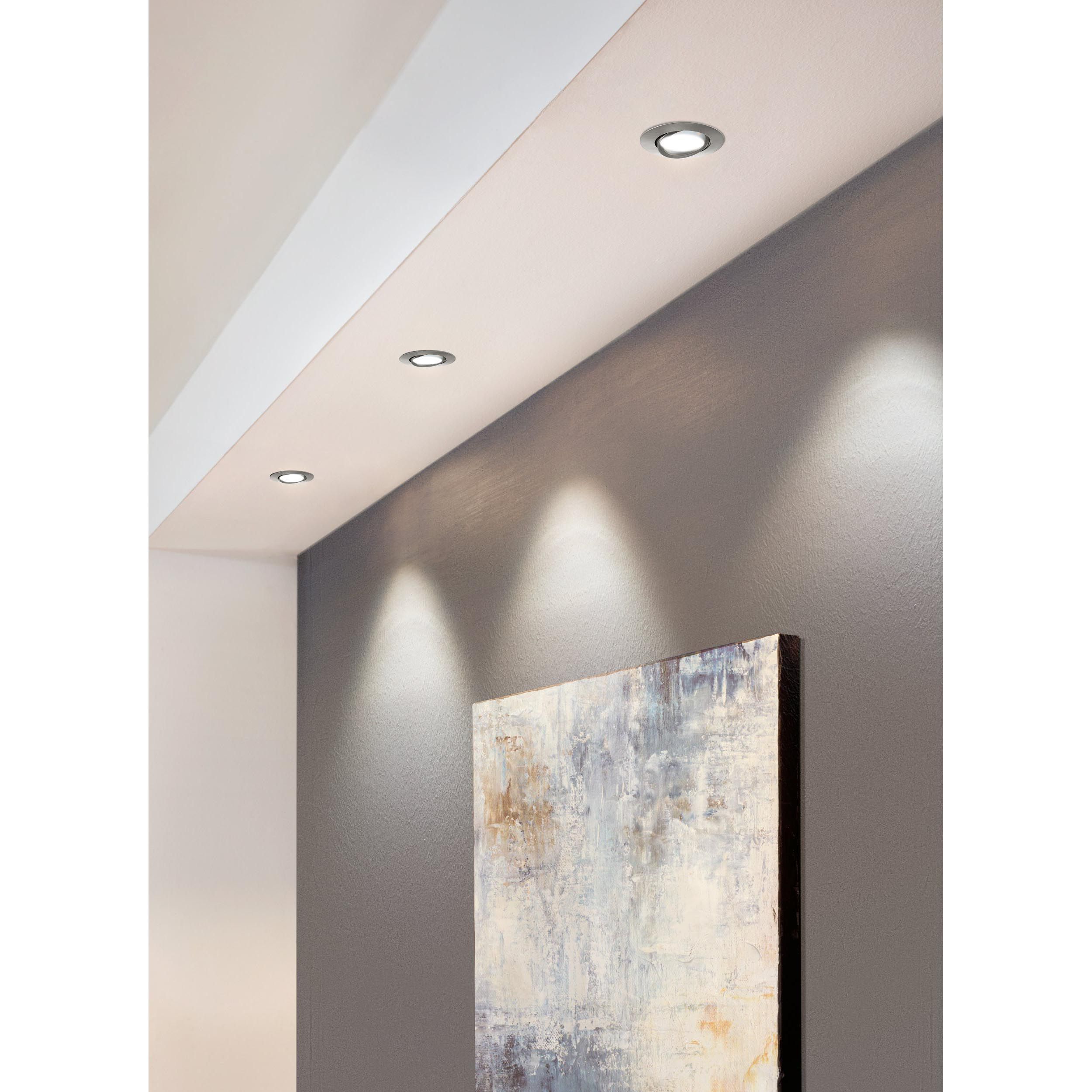 Spot LED PINEDA nickel Ø8,4cm