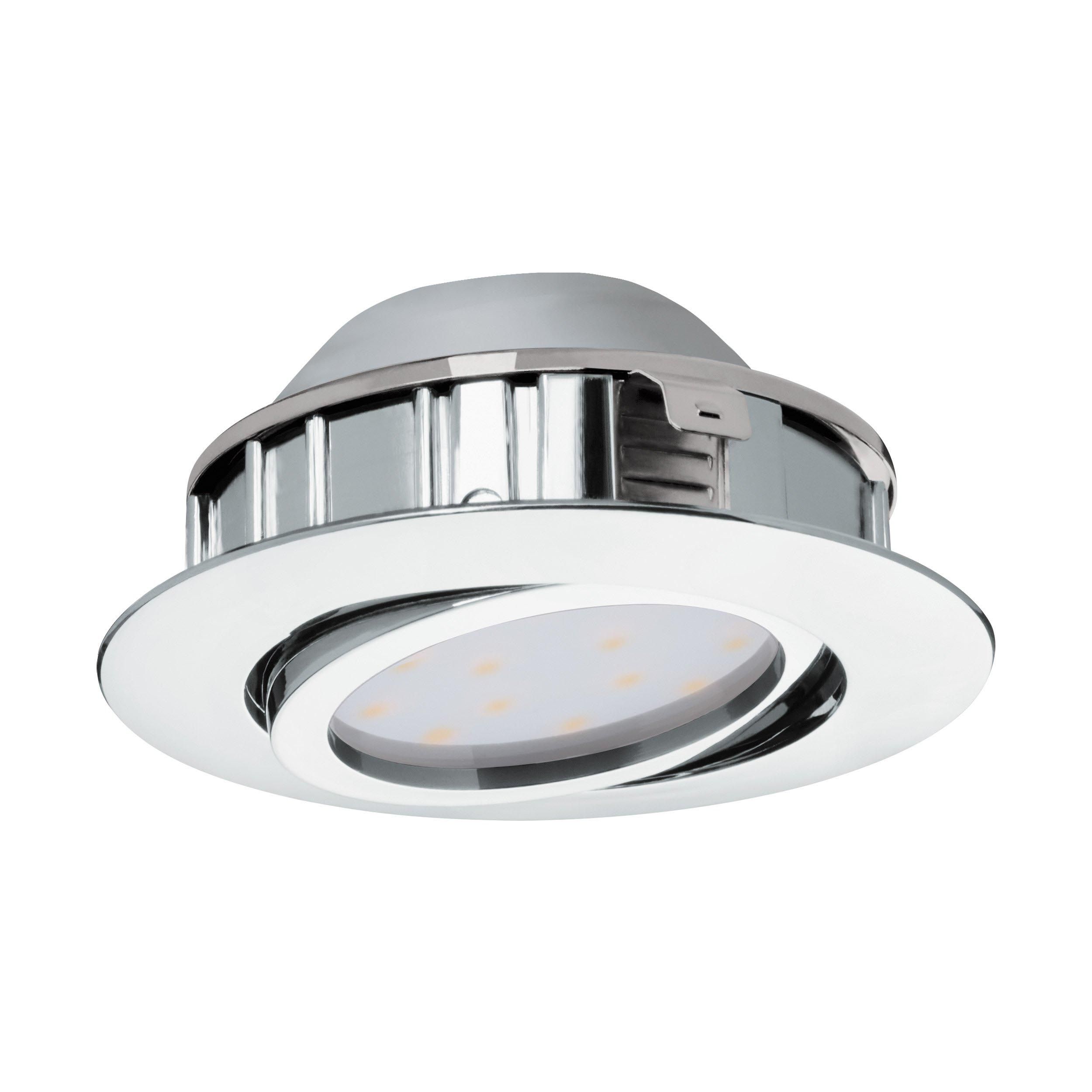 Spot LED PINEDA argenté Ø8,4cm