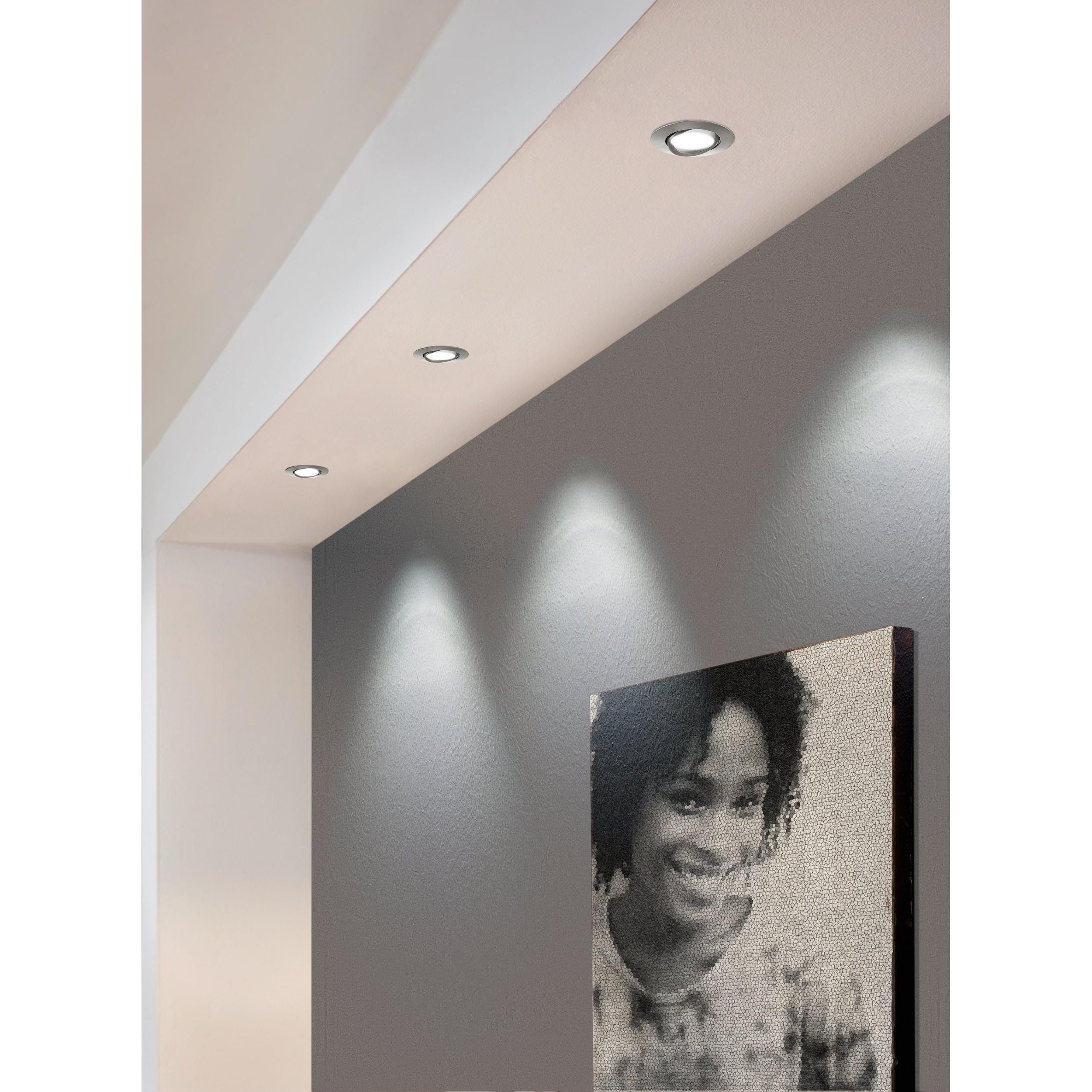 Spot LED PINEDA nickel Ø8,4cm