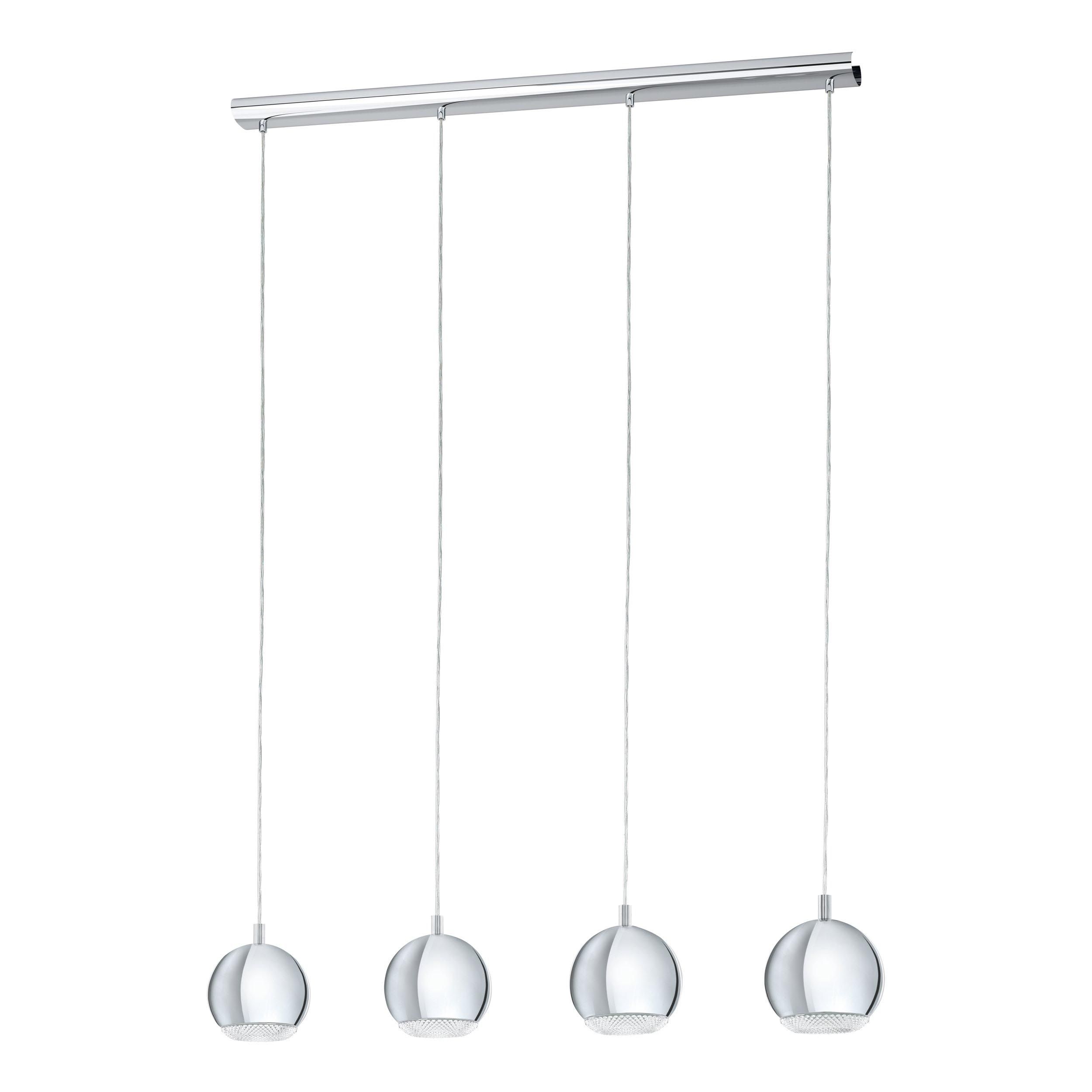 Suspension CONESSA argenté L101cm