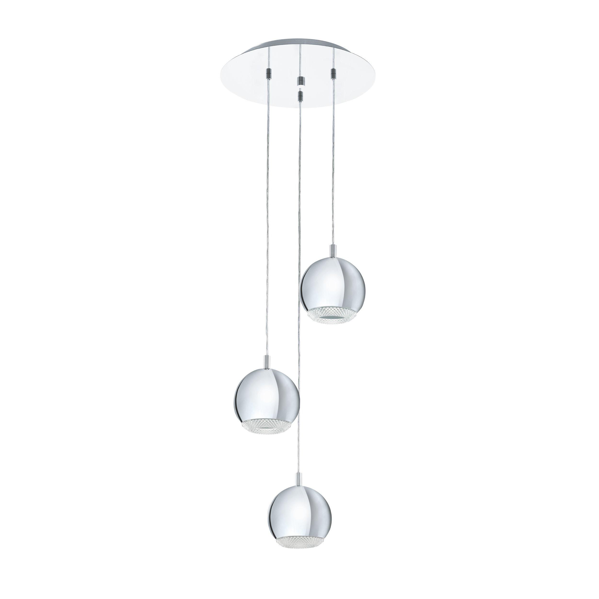 Suspension CONESSA argenté Ø29cm