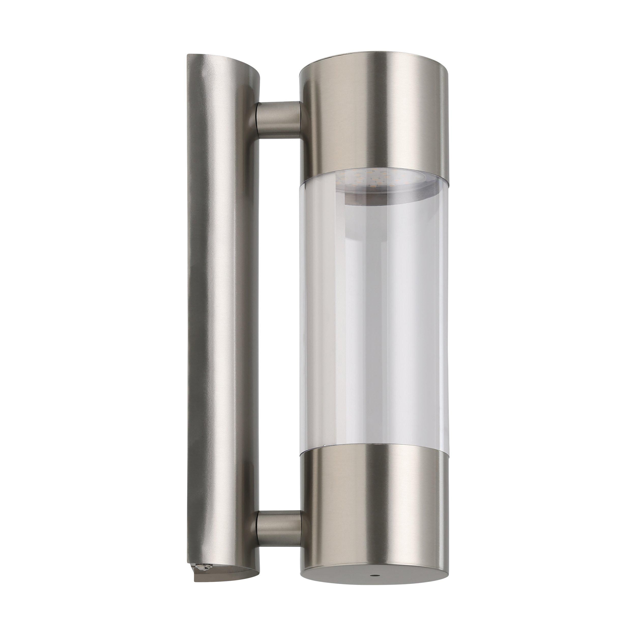 Applique extérieure LED ROBLEDO nickel H26cm