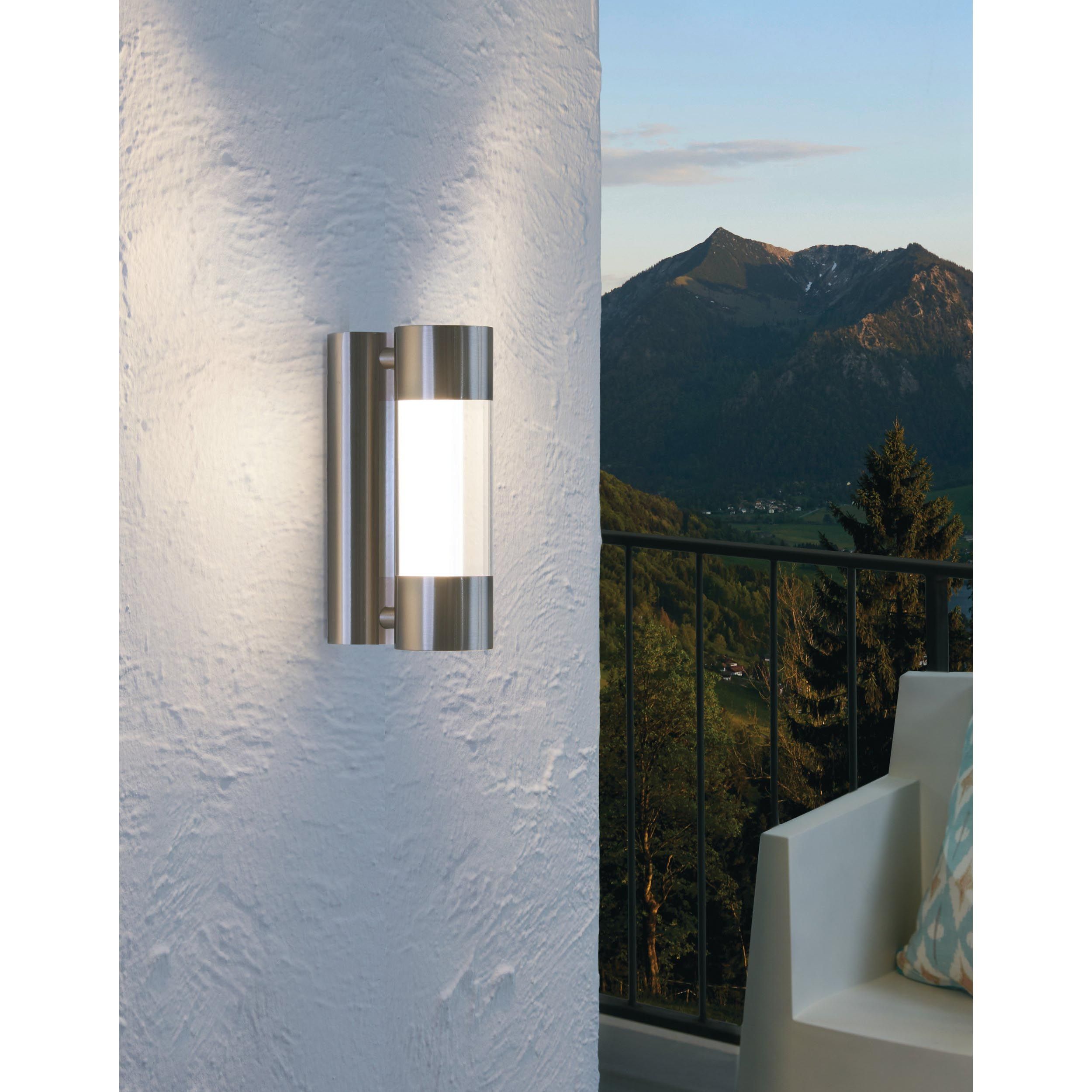Applique extérieure LED ROBLEDO nickel H26cm