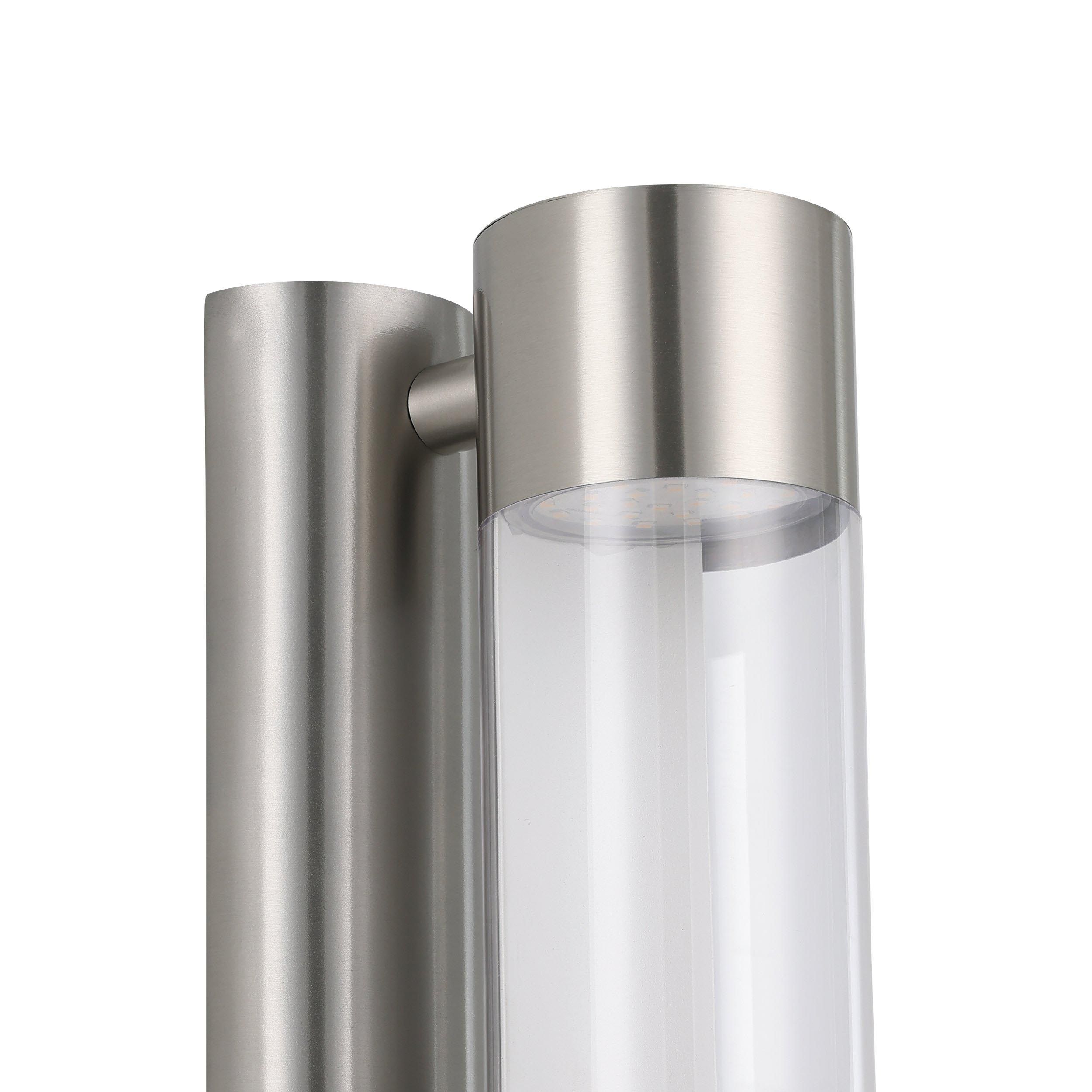 Applique extérieure LED ROBLEDO nickel H26cm