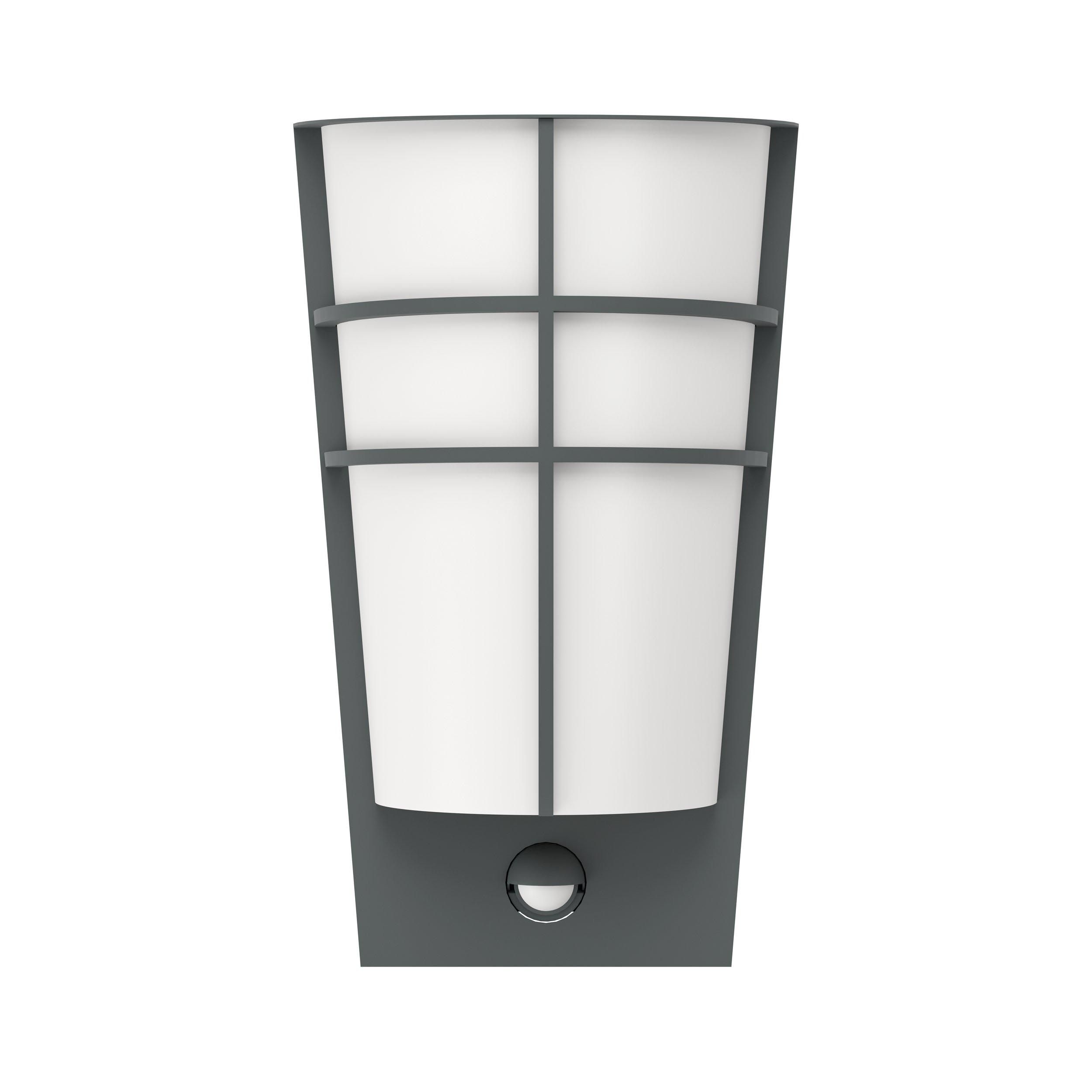 Applique extérieure LED BREGANZO anthracite L19cm