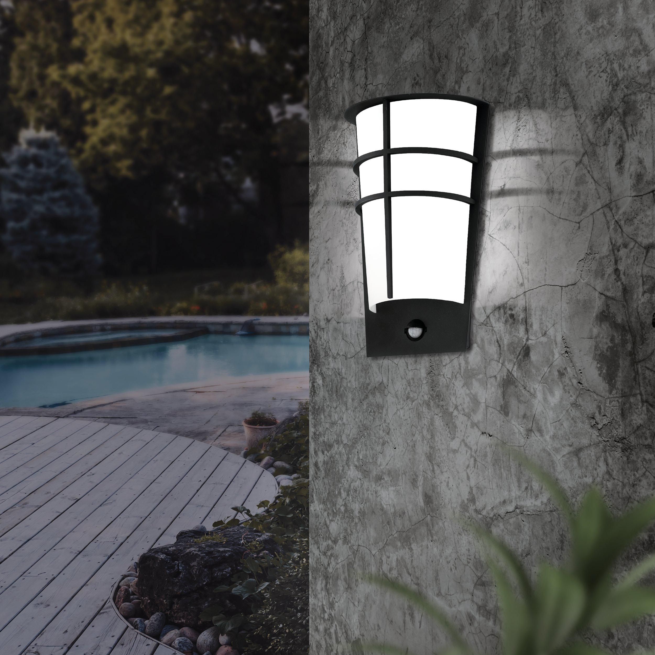 Applique extérieure LED BREGANZO anthracite L19cm