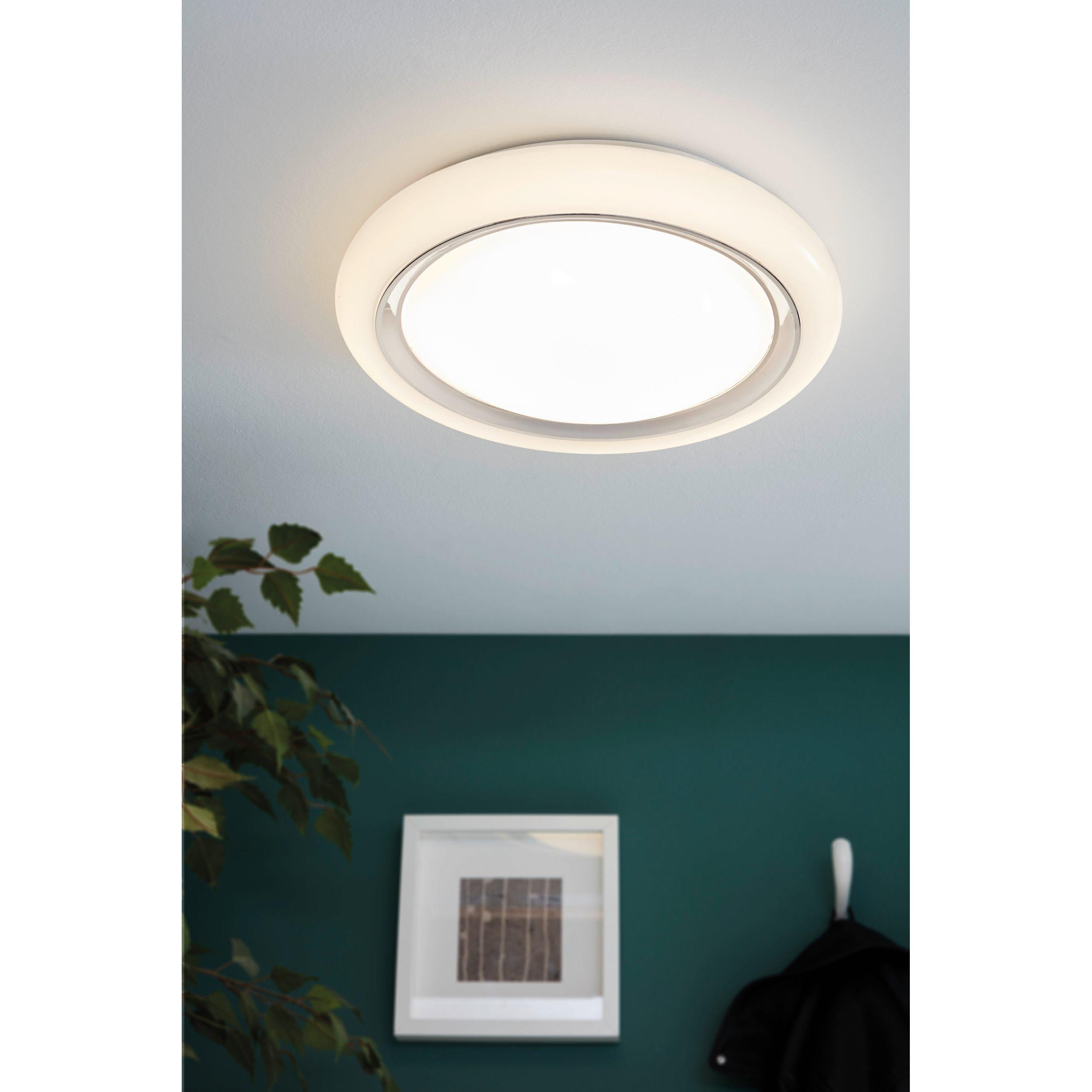 Plafonnier LED CAPASSO blanc Ø34cm