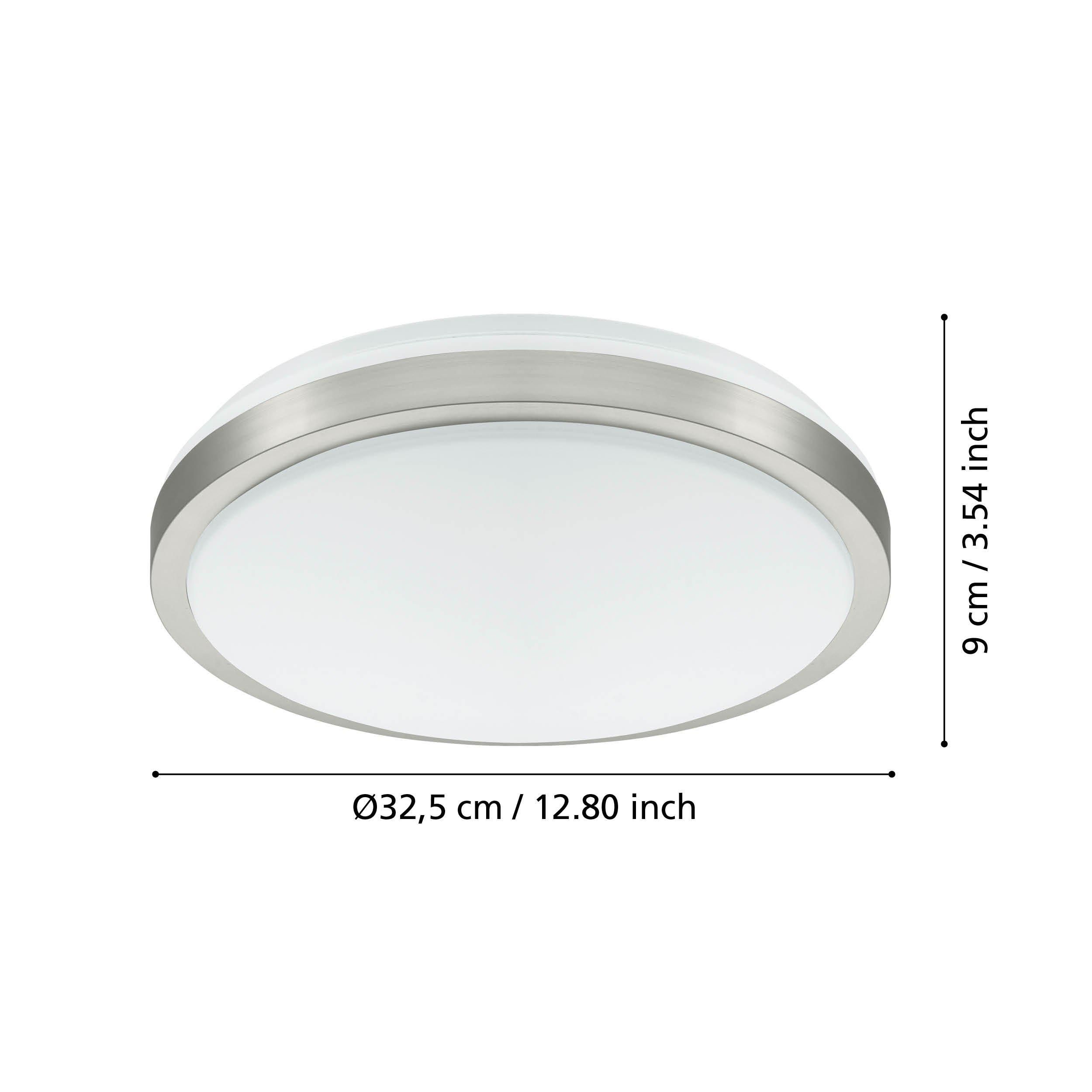Plafonnier LED COMPETA 1 blanc Ø32,5cm