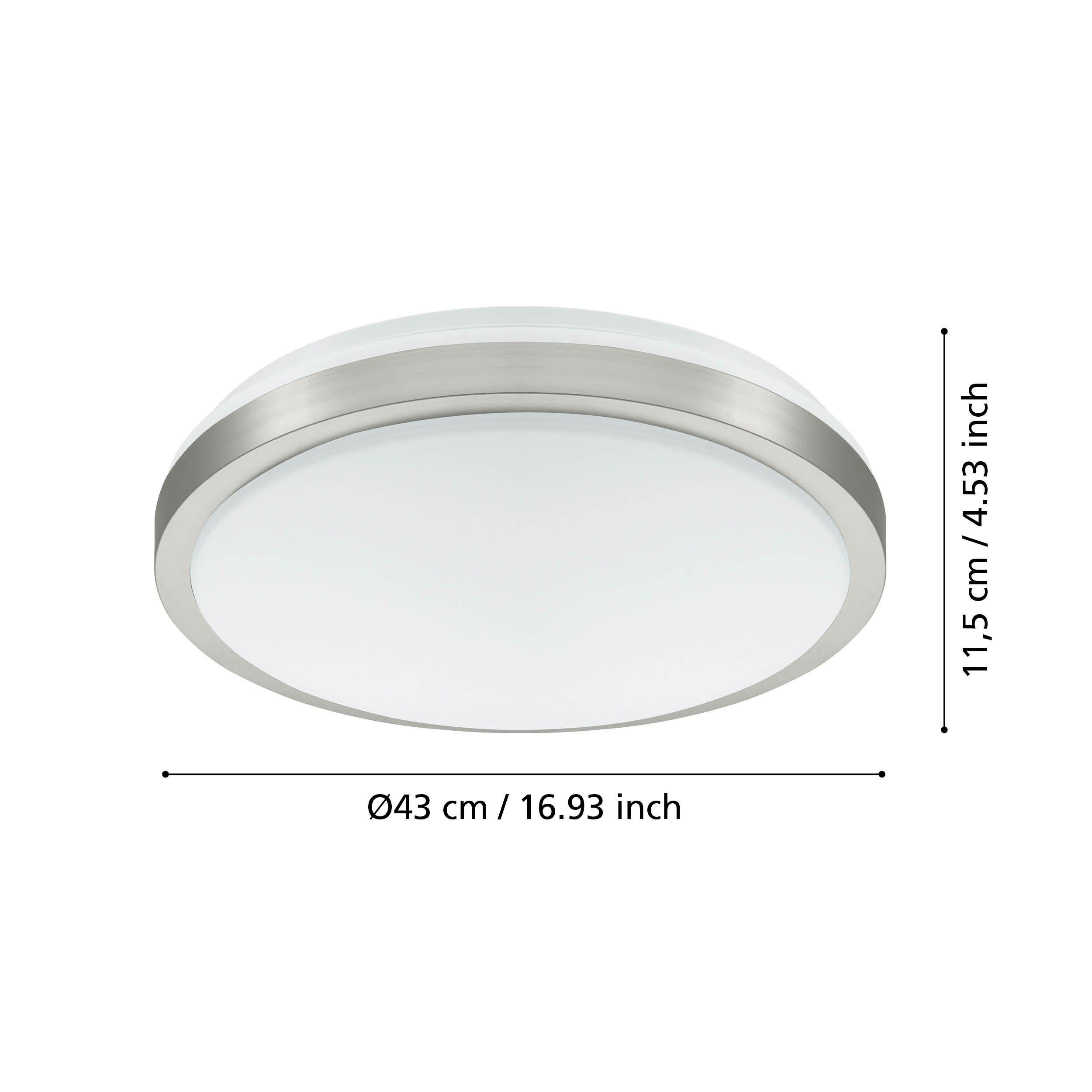 Plafonnier LED COMPETA 1 blanc Ø43cm