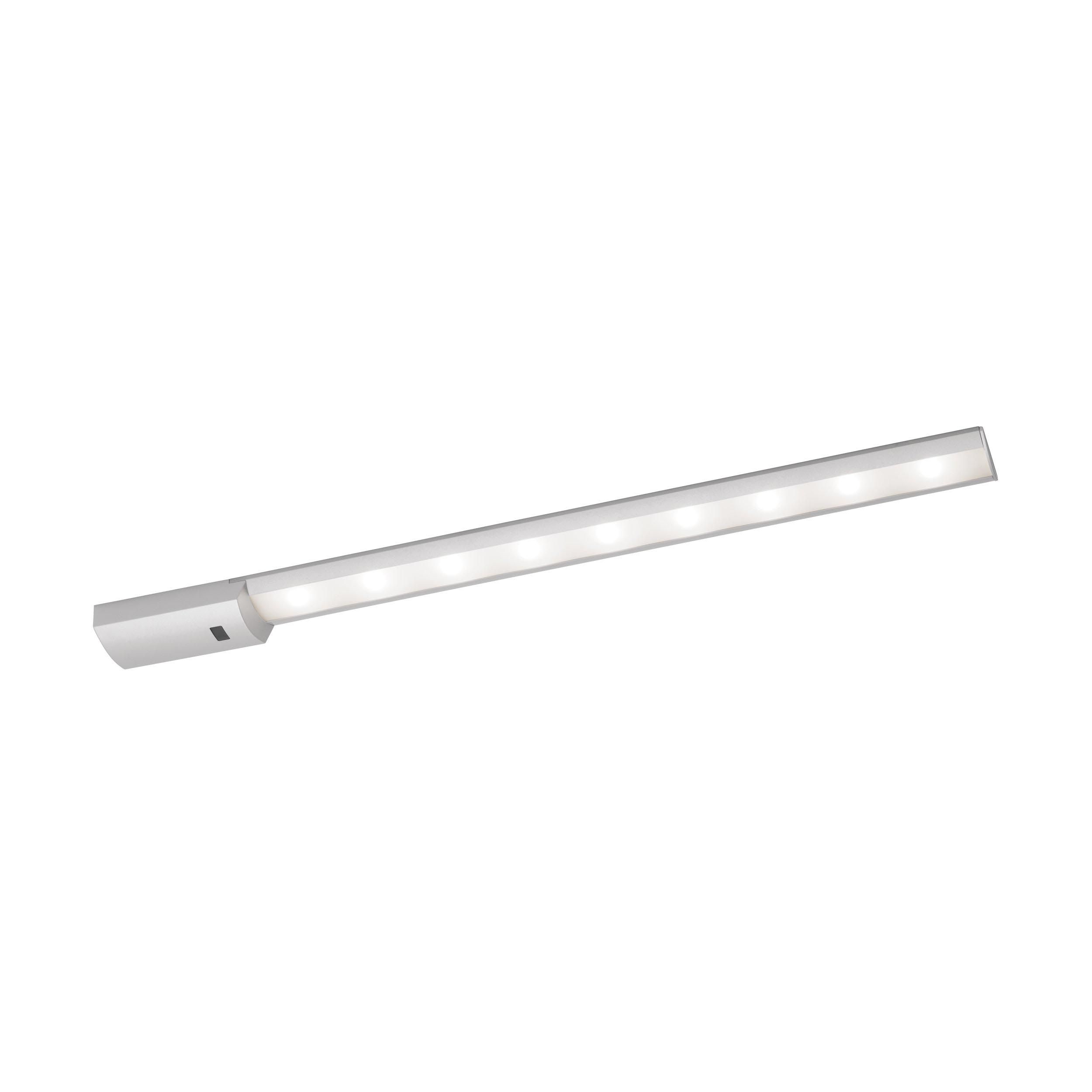 Plafonnier LED TEYA argenté L60cm