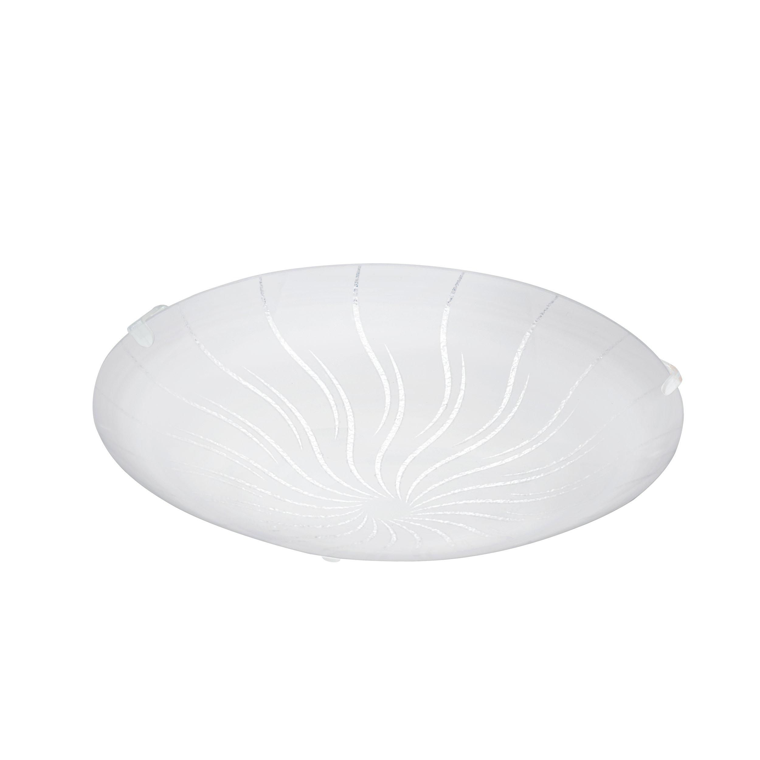 Plafonnier MARGITTA 1 blanc Ø25cm