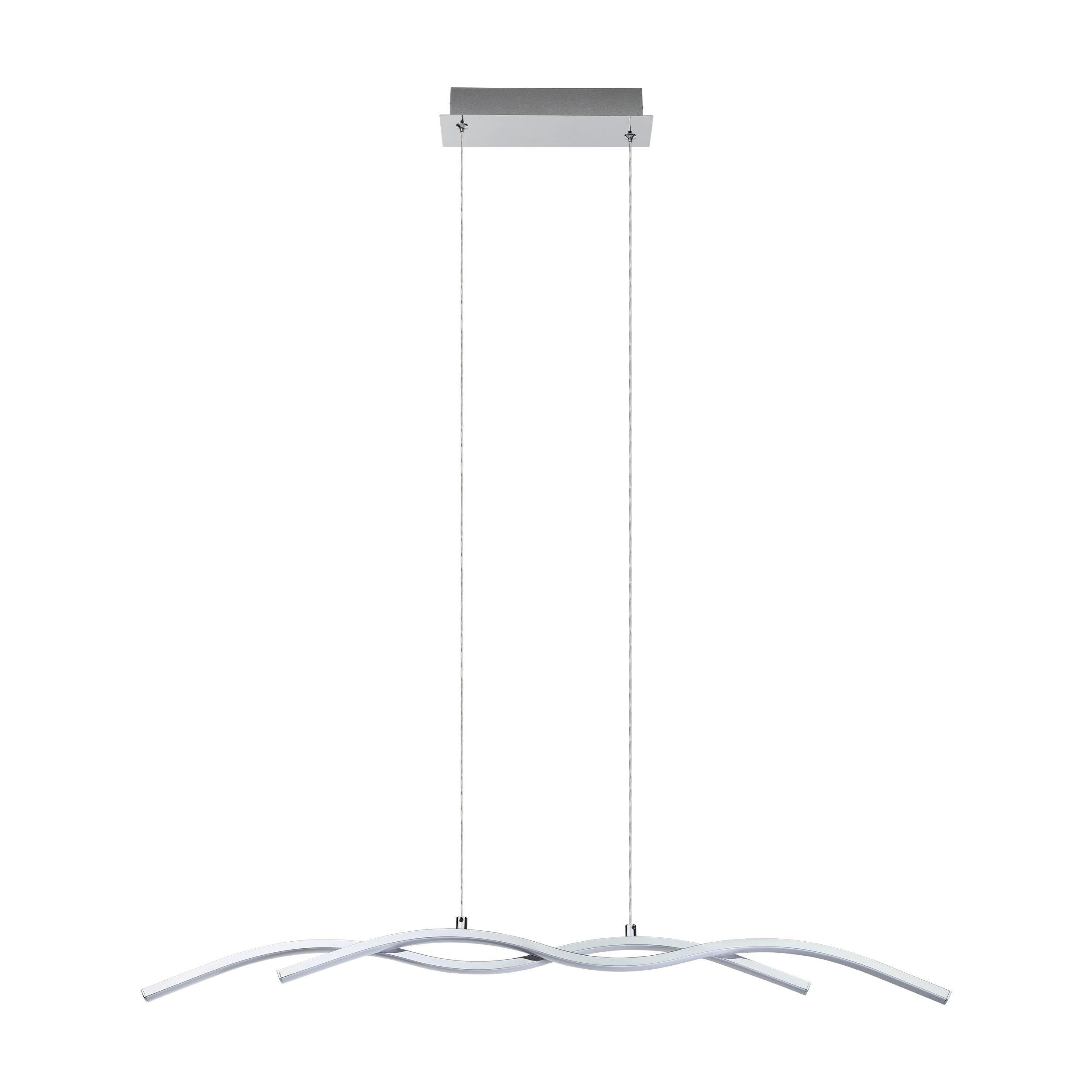 Suspension LED LASANA 2 argenté L87cm
