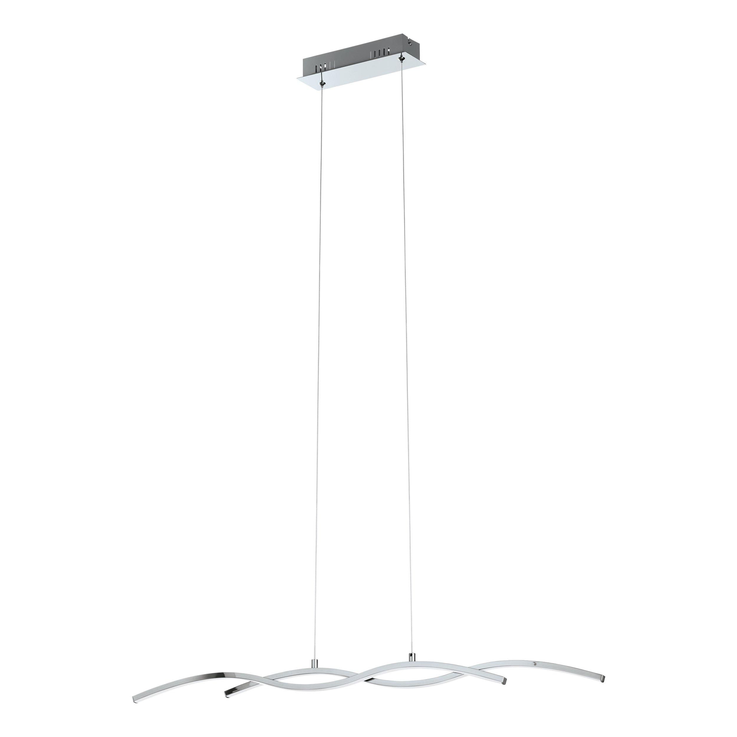 Suspension LED LASANA 2 argenté L87cm