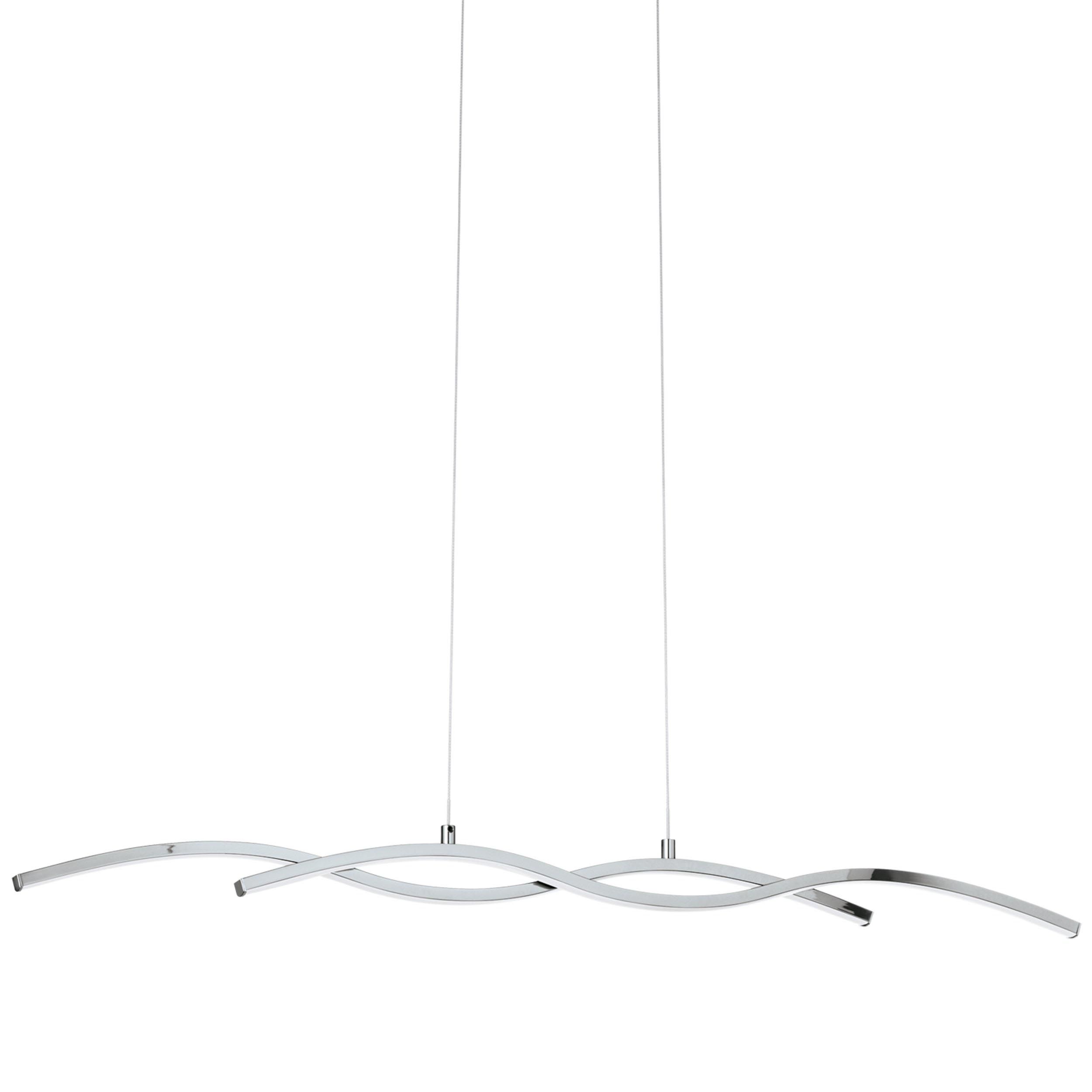 Suspension LED LASANA 2 argenté L87cm