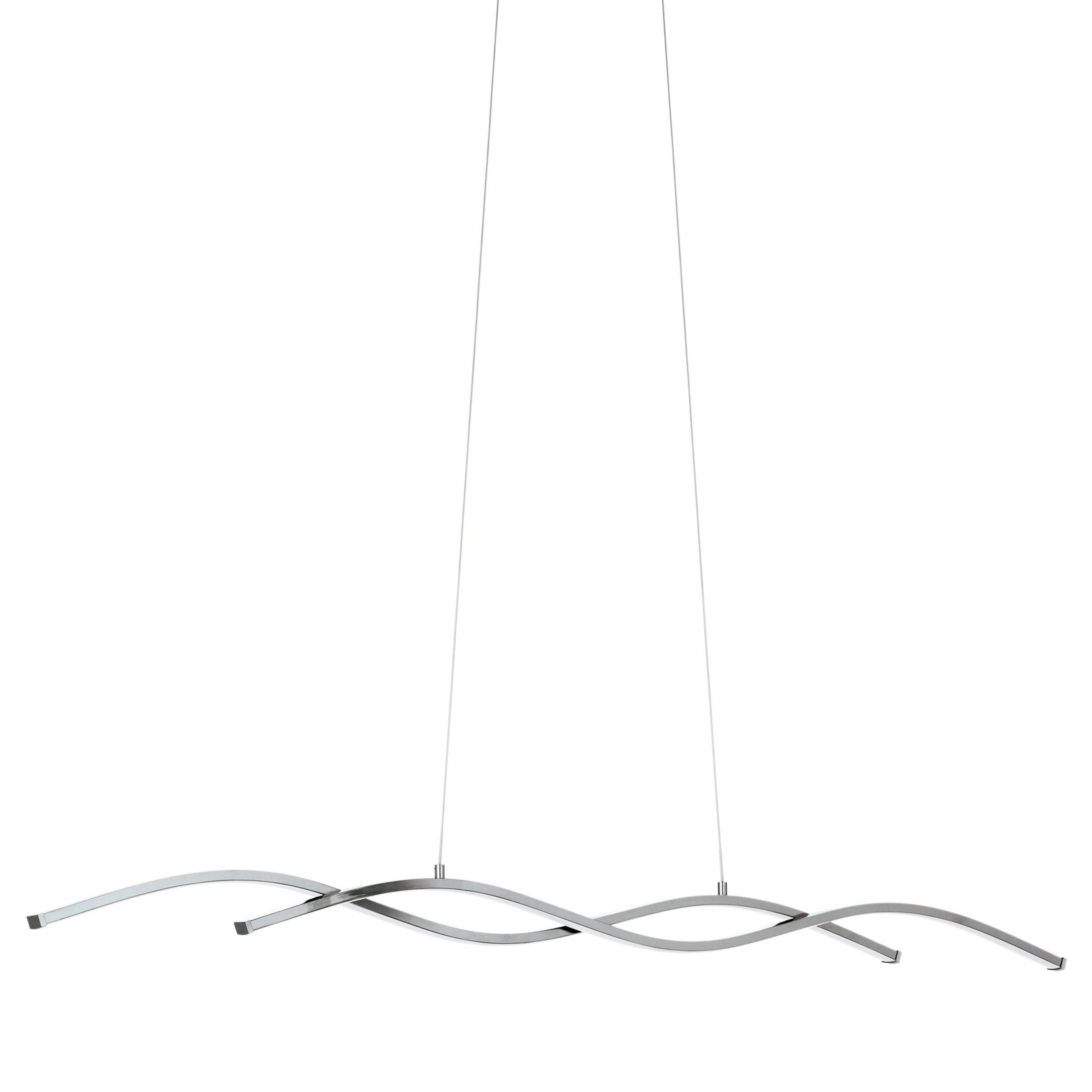 Suspension LED LASANA 2 argenté L120cm